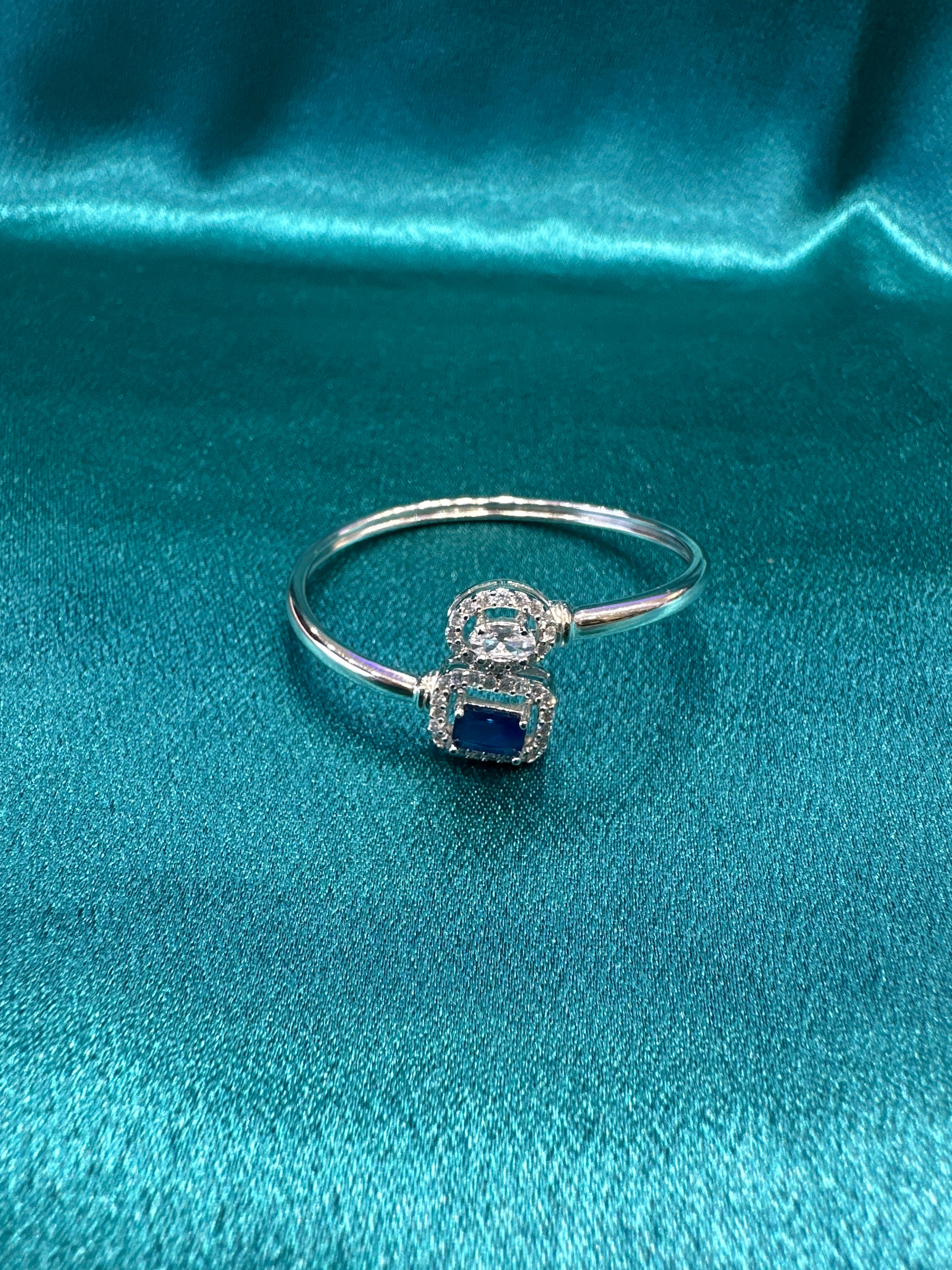 Fancy Silver baby bangles