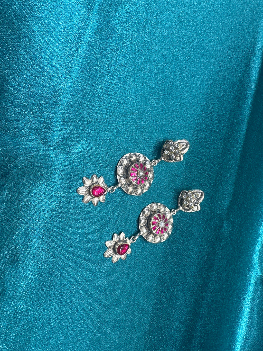 Antique Style Designer Silver Earrings