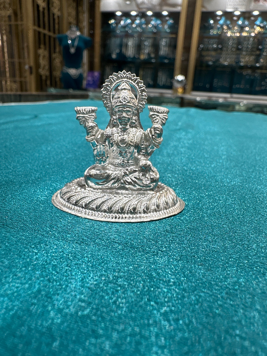 Silver Lakshmi Ji Idol