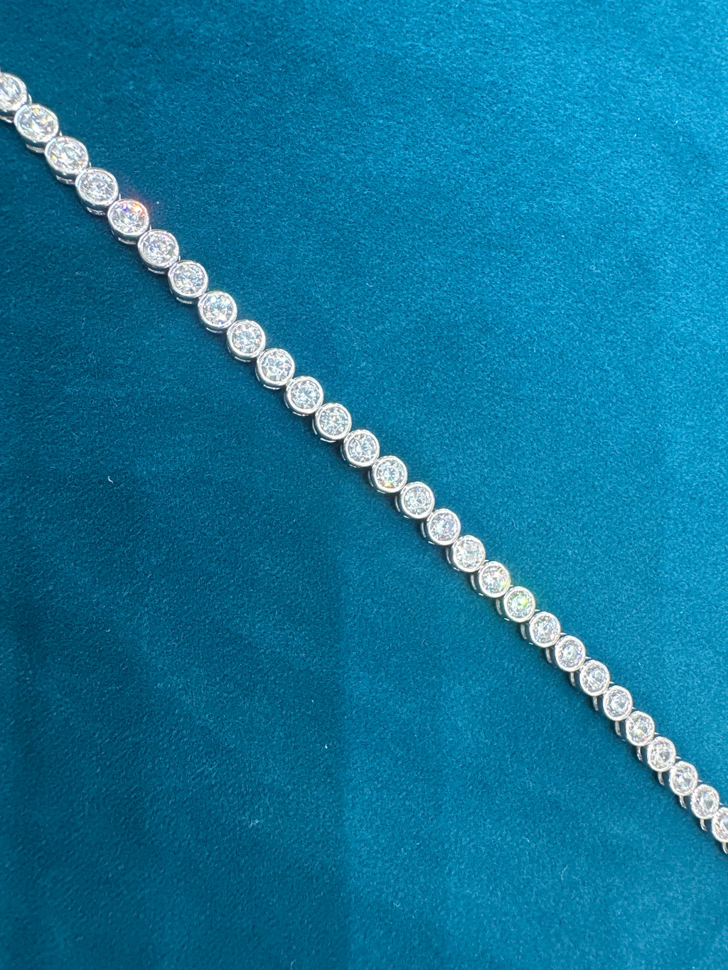 Women’s Fancy Silver 925 Tennis Bracelet