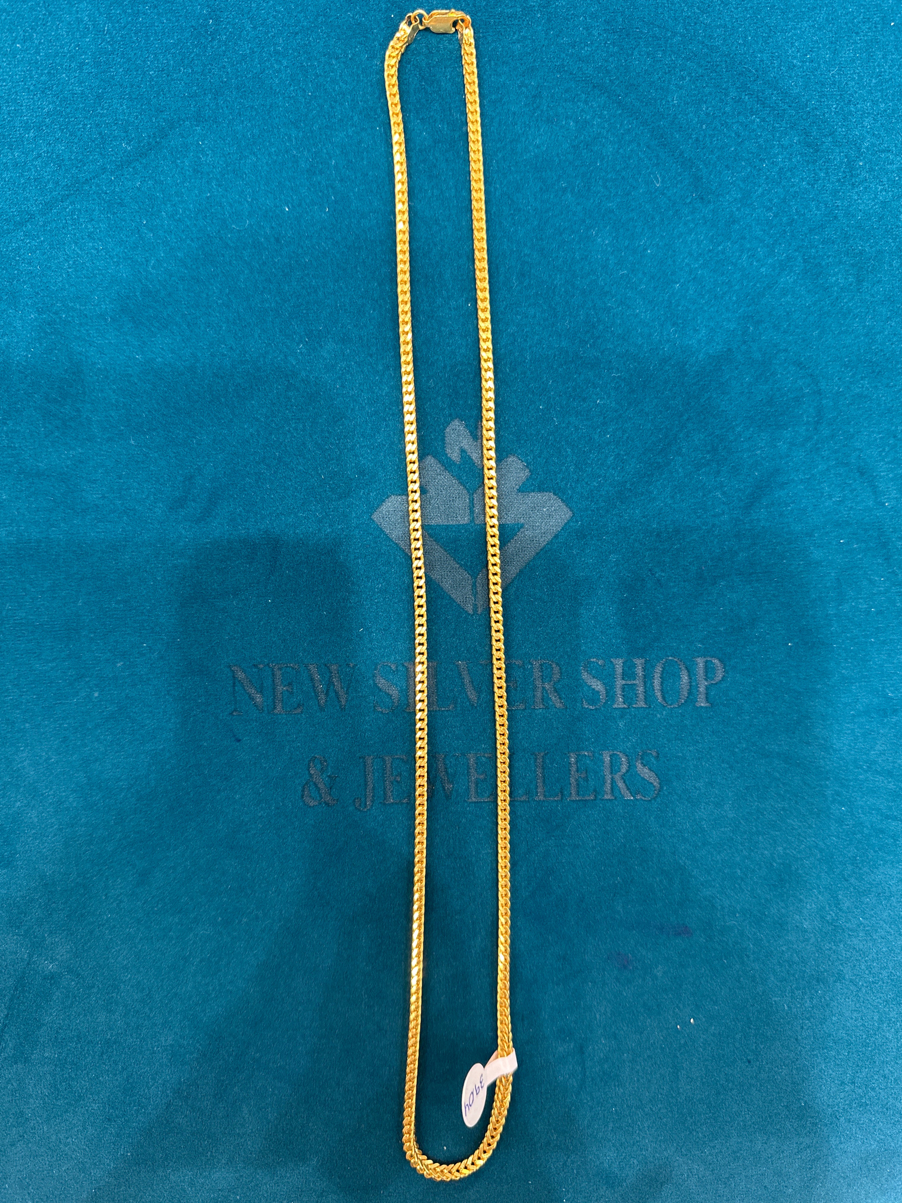 22K Gold Chain (Box Foxtail Design)