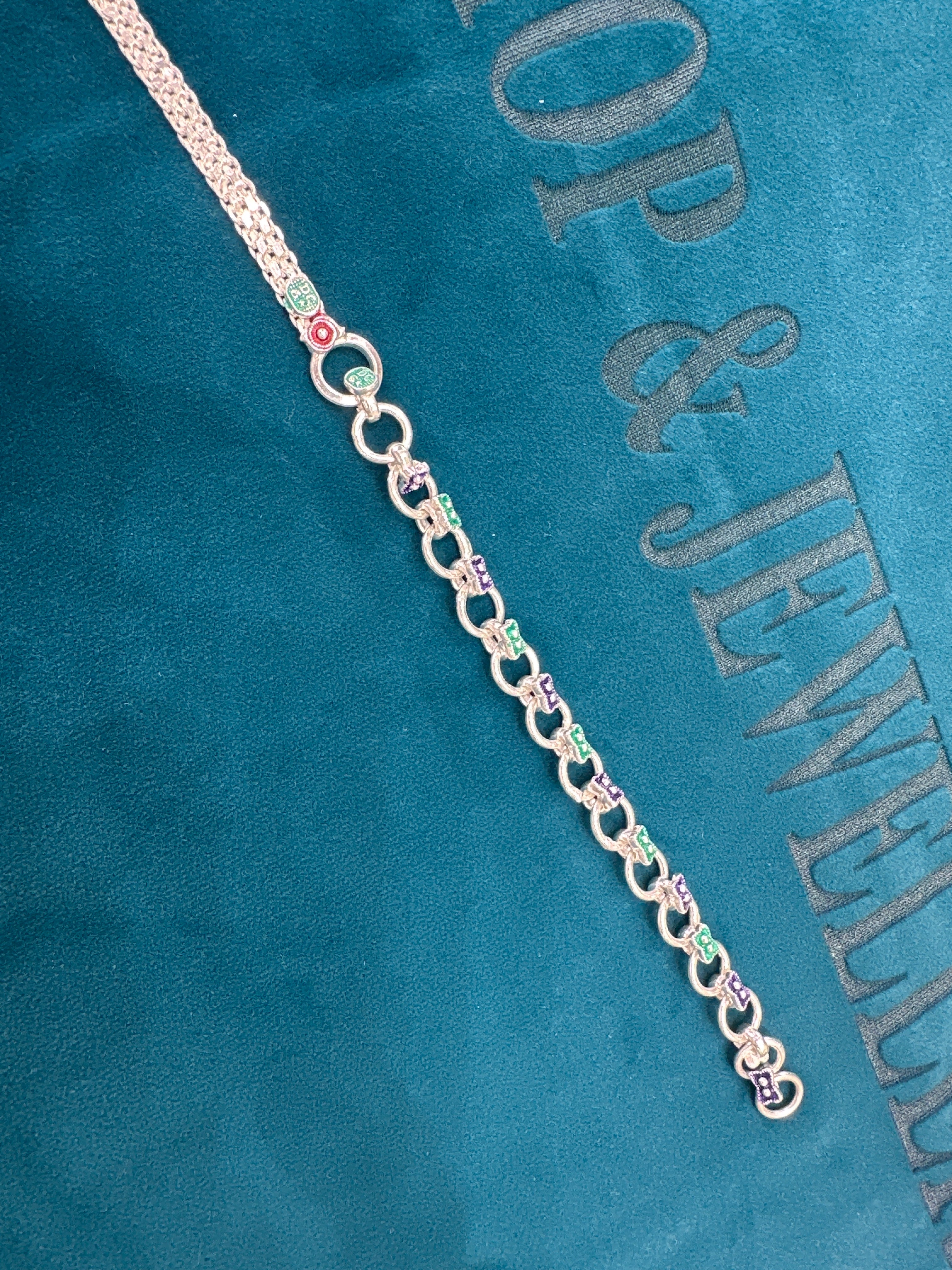 Waist belt in silver