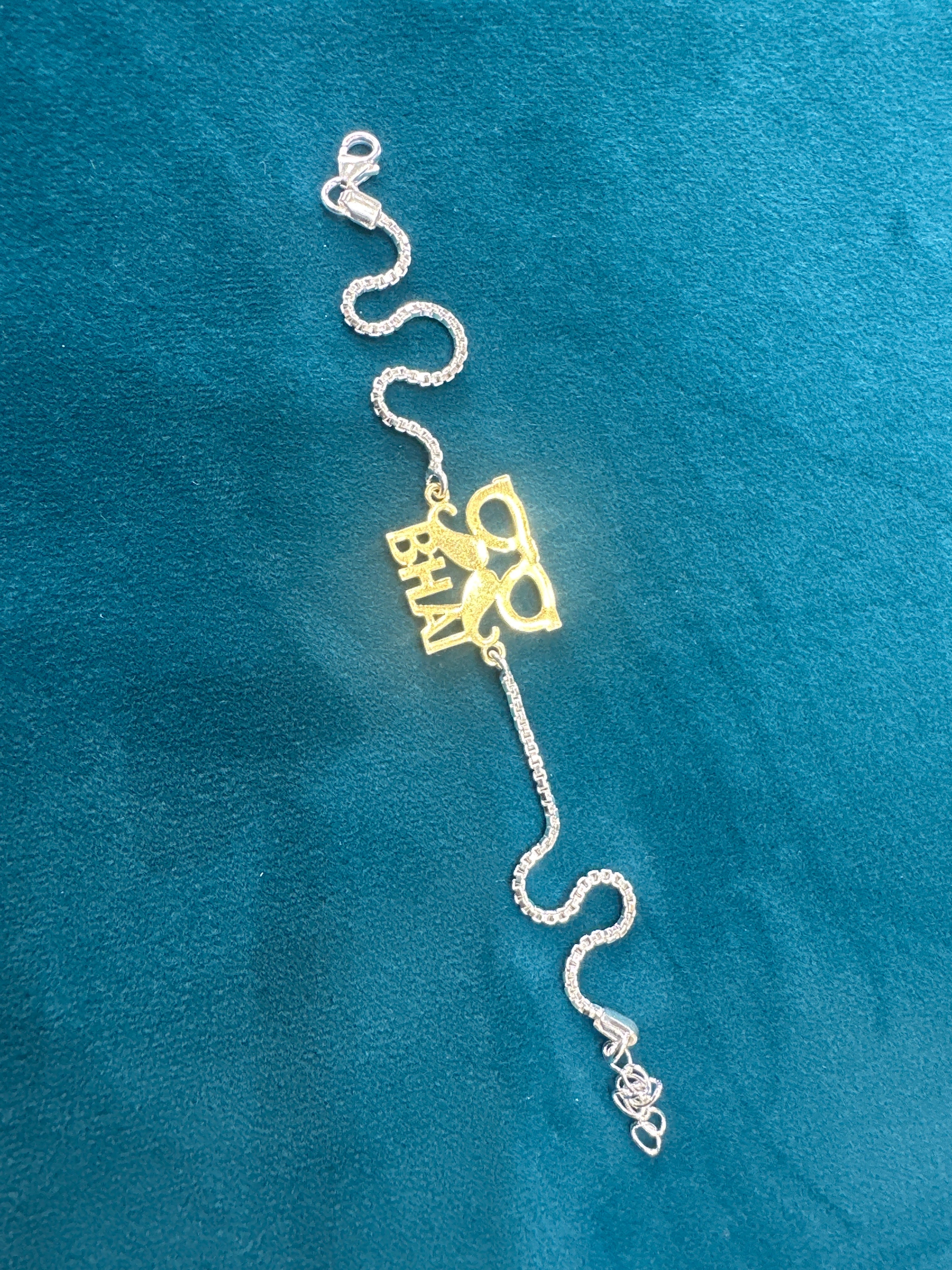 Silver Fancy Rakhi