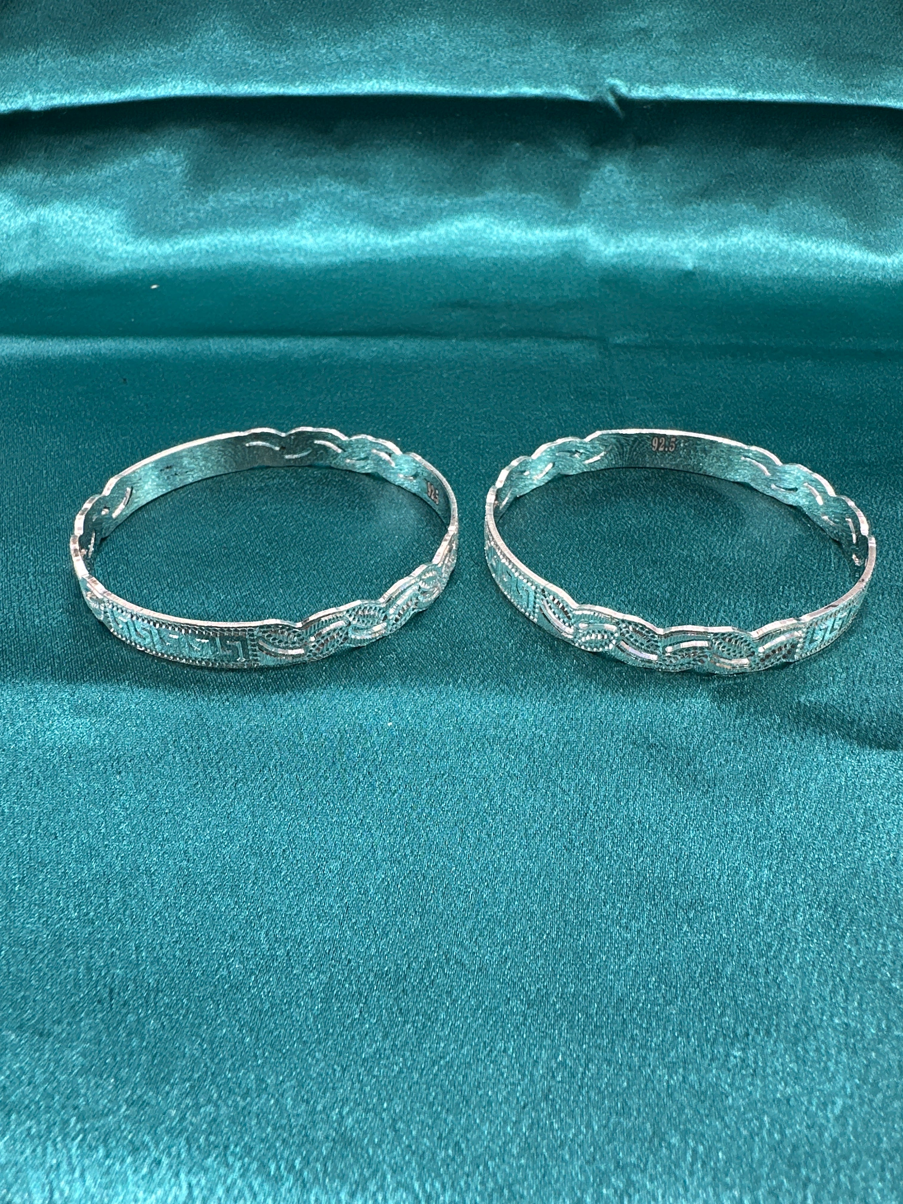 Designer Silver Bangles