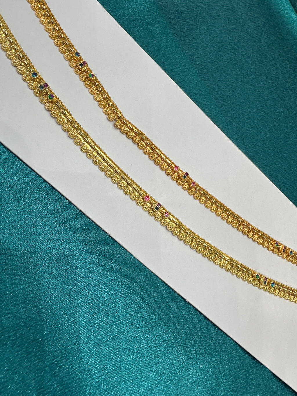 Women’s Fancy/Traditional Silver Gold plated Anklet