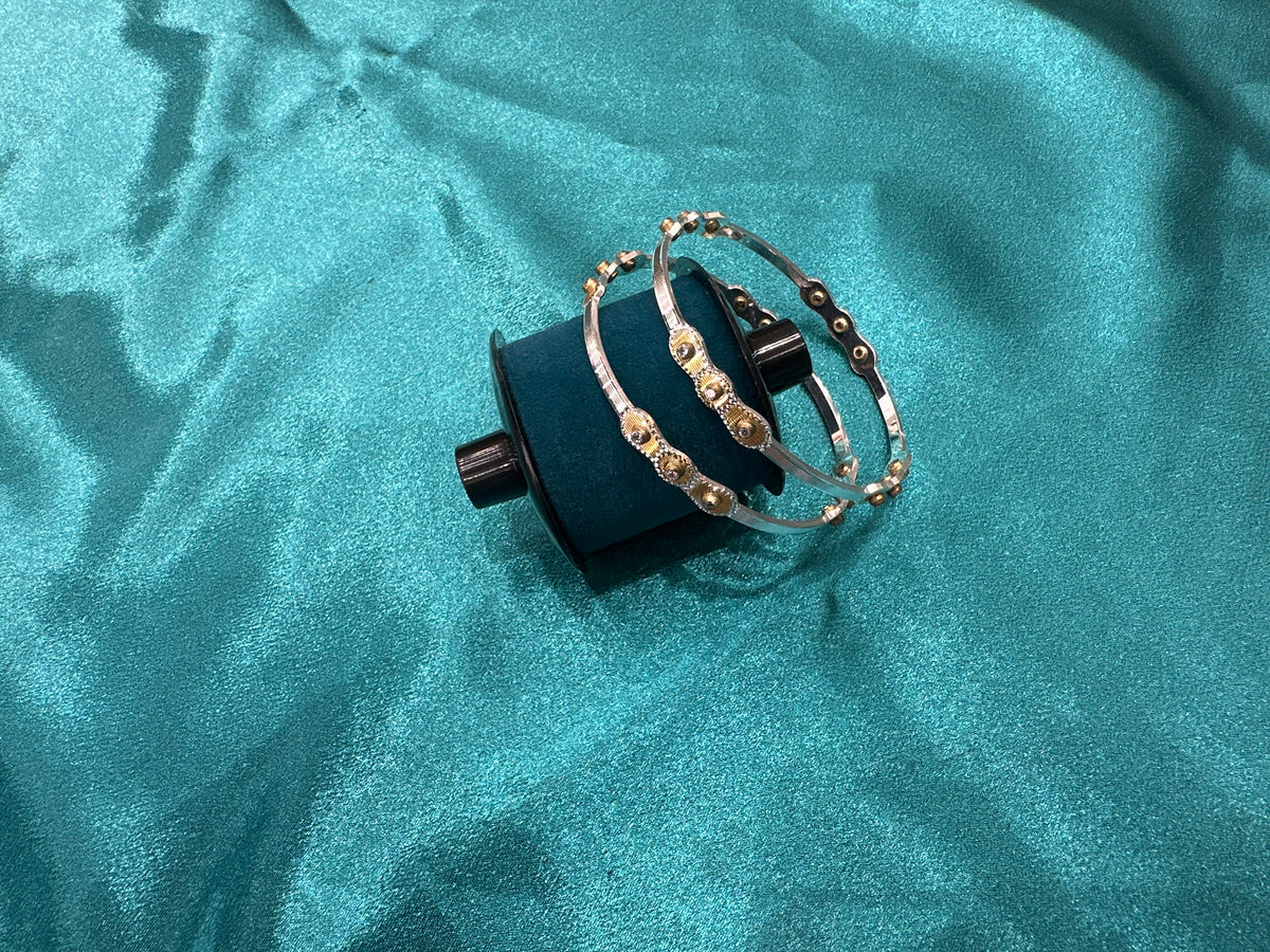 Designer Silver Bangles