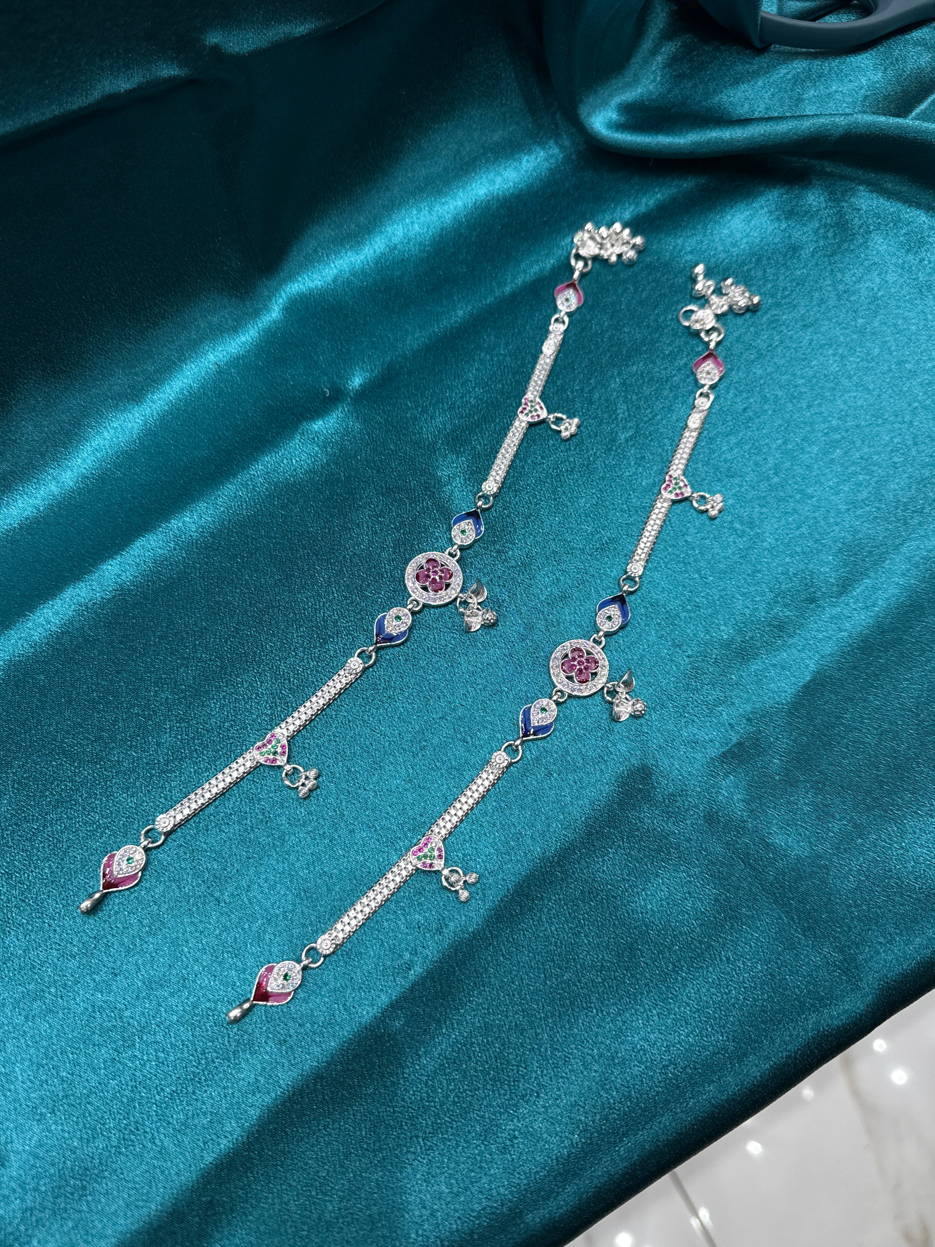 Women’s Fancy/Traditional Silver Anklet