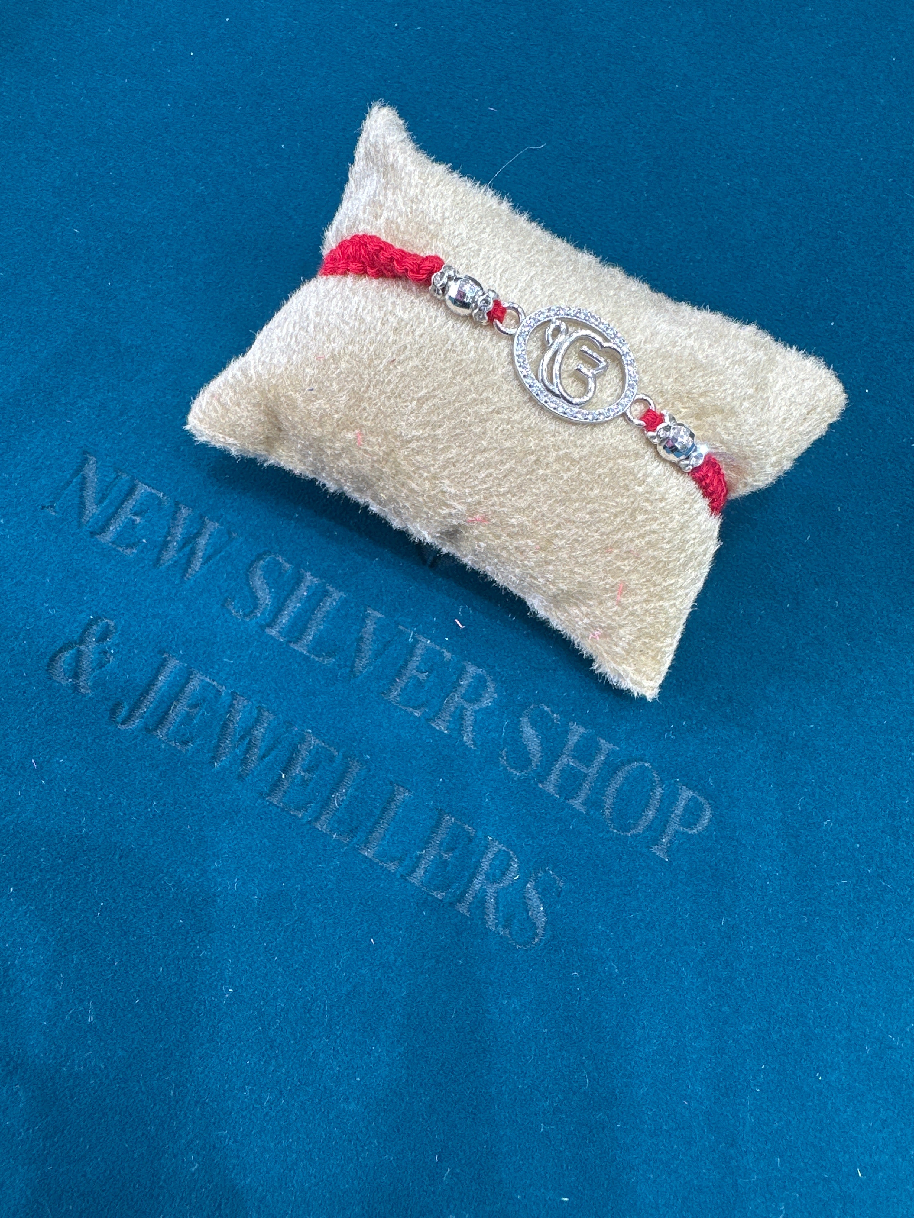 Silver Fancy Rakhi