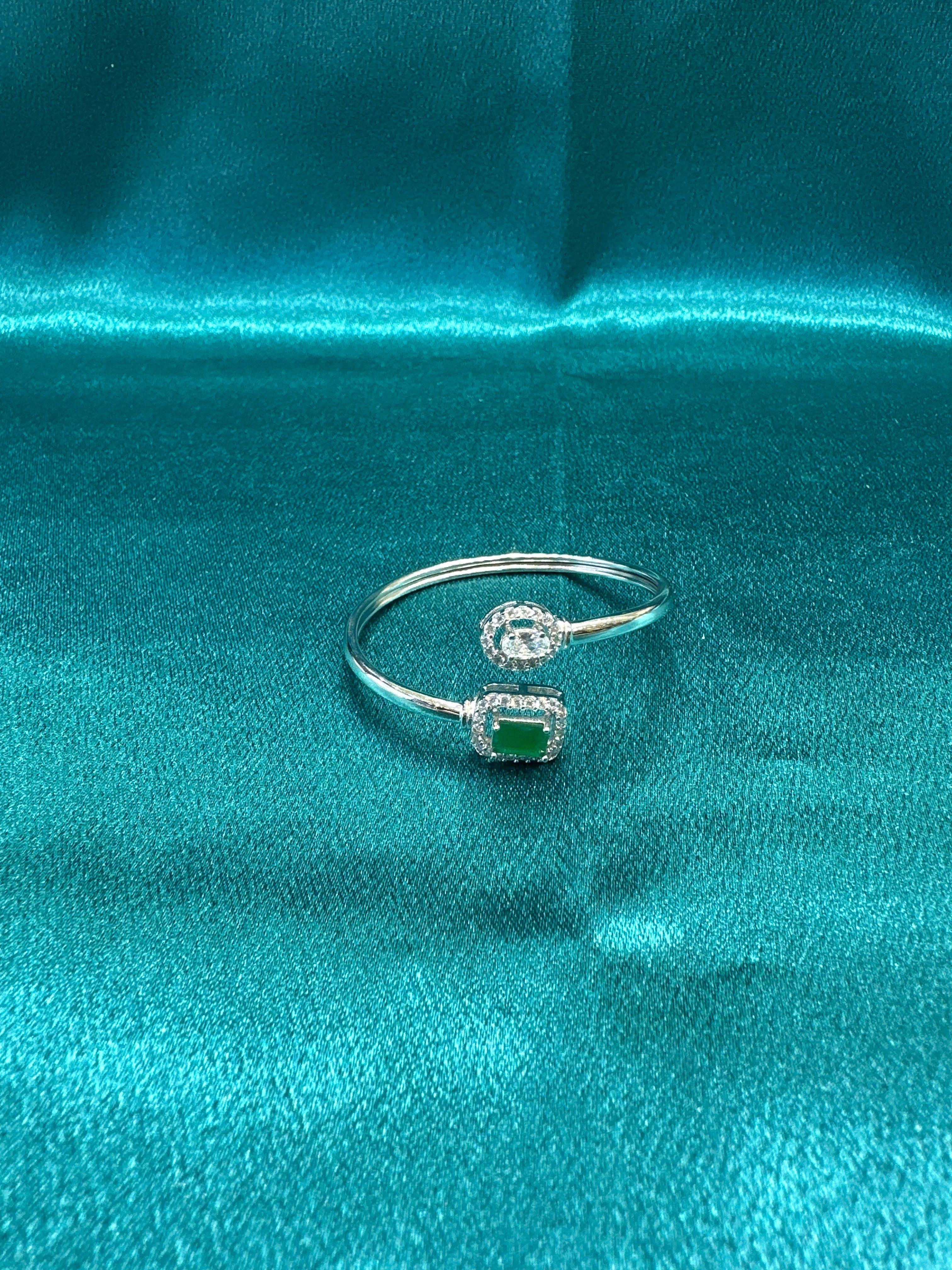 Fancy Silver baby bangles