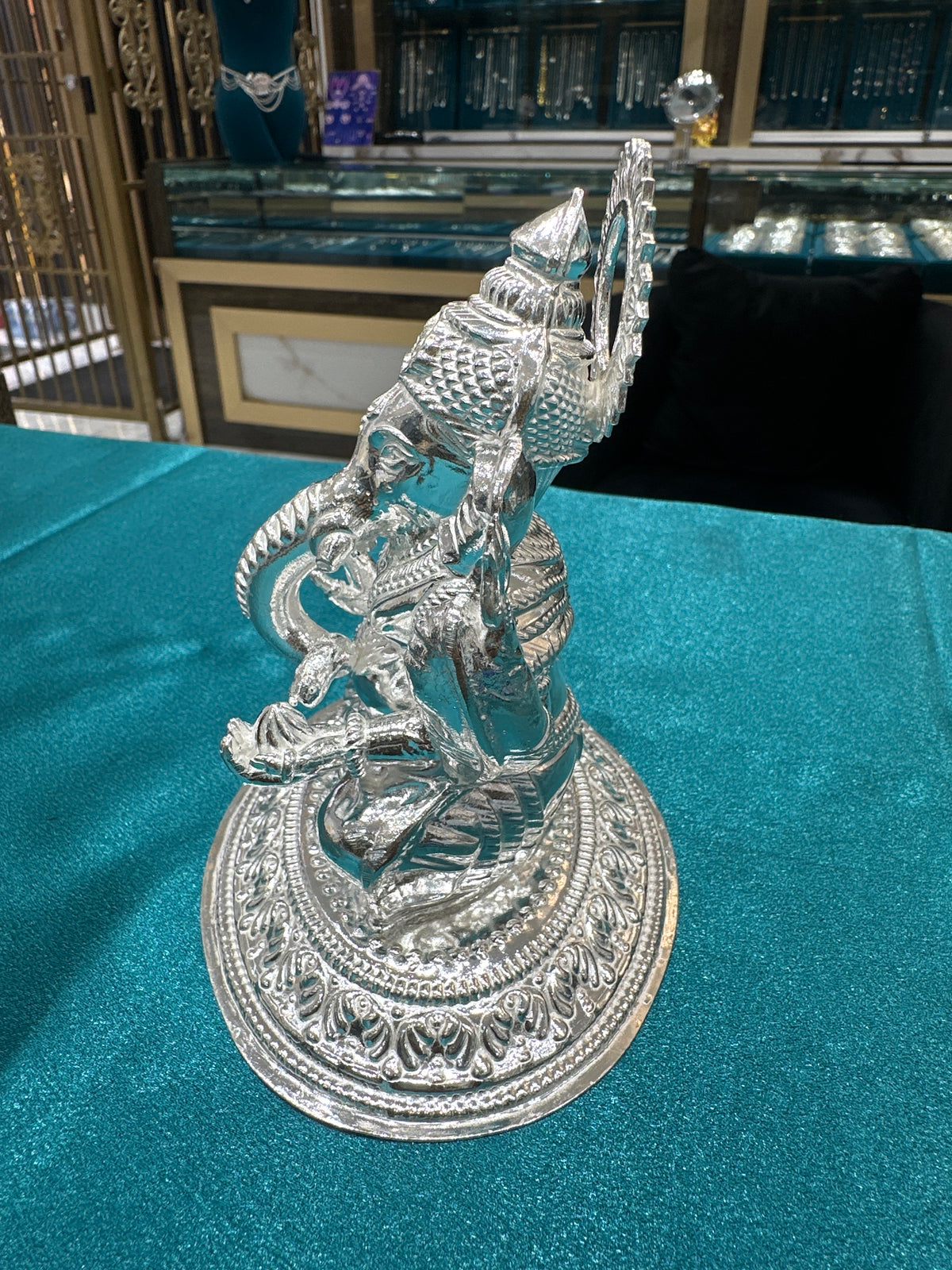 Silver Ganesh Ji Idol