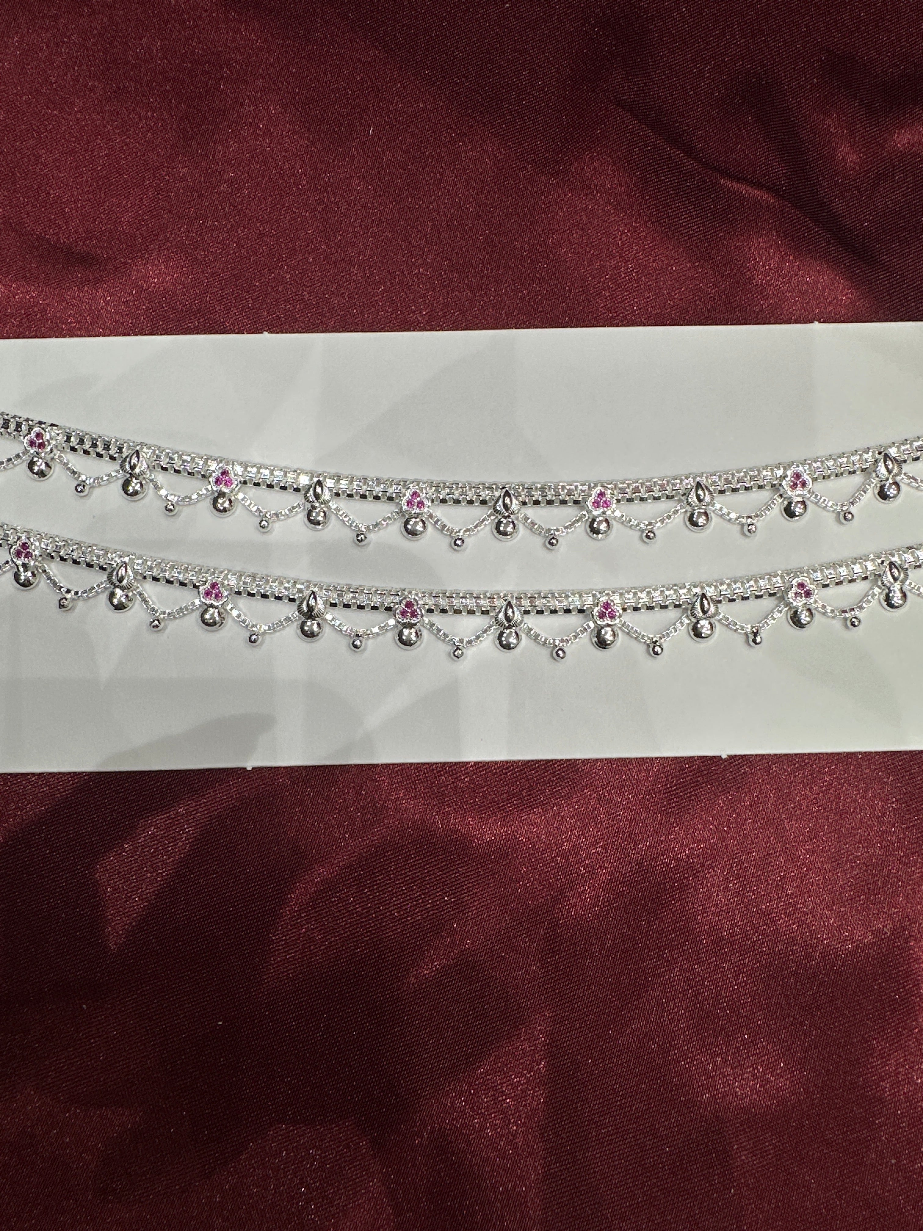 Women’s Fancy/Traditional Silver Anklet