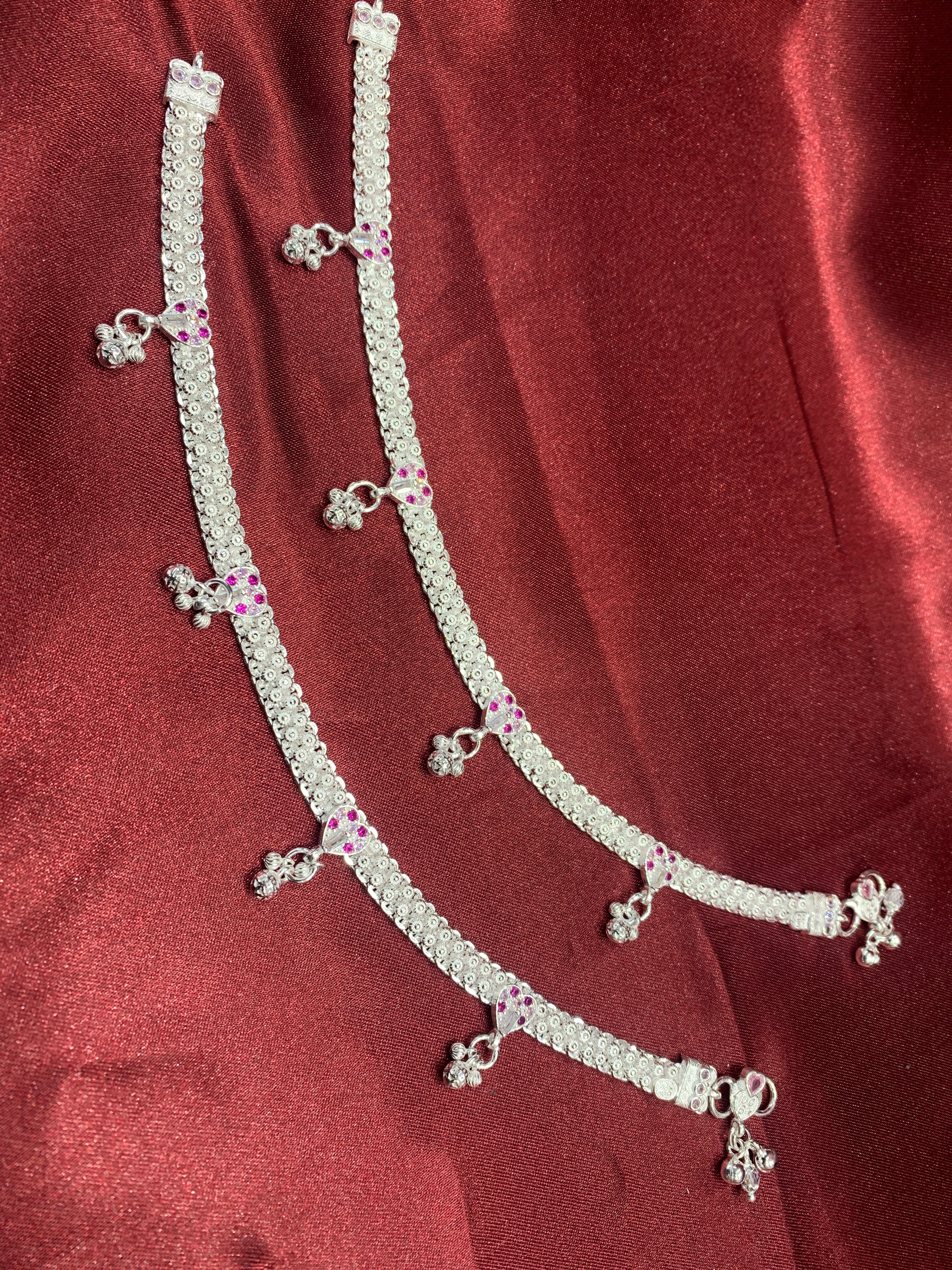 Women’s Fancy/Traditional Silver Anklet