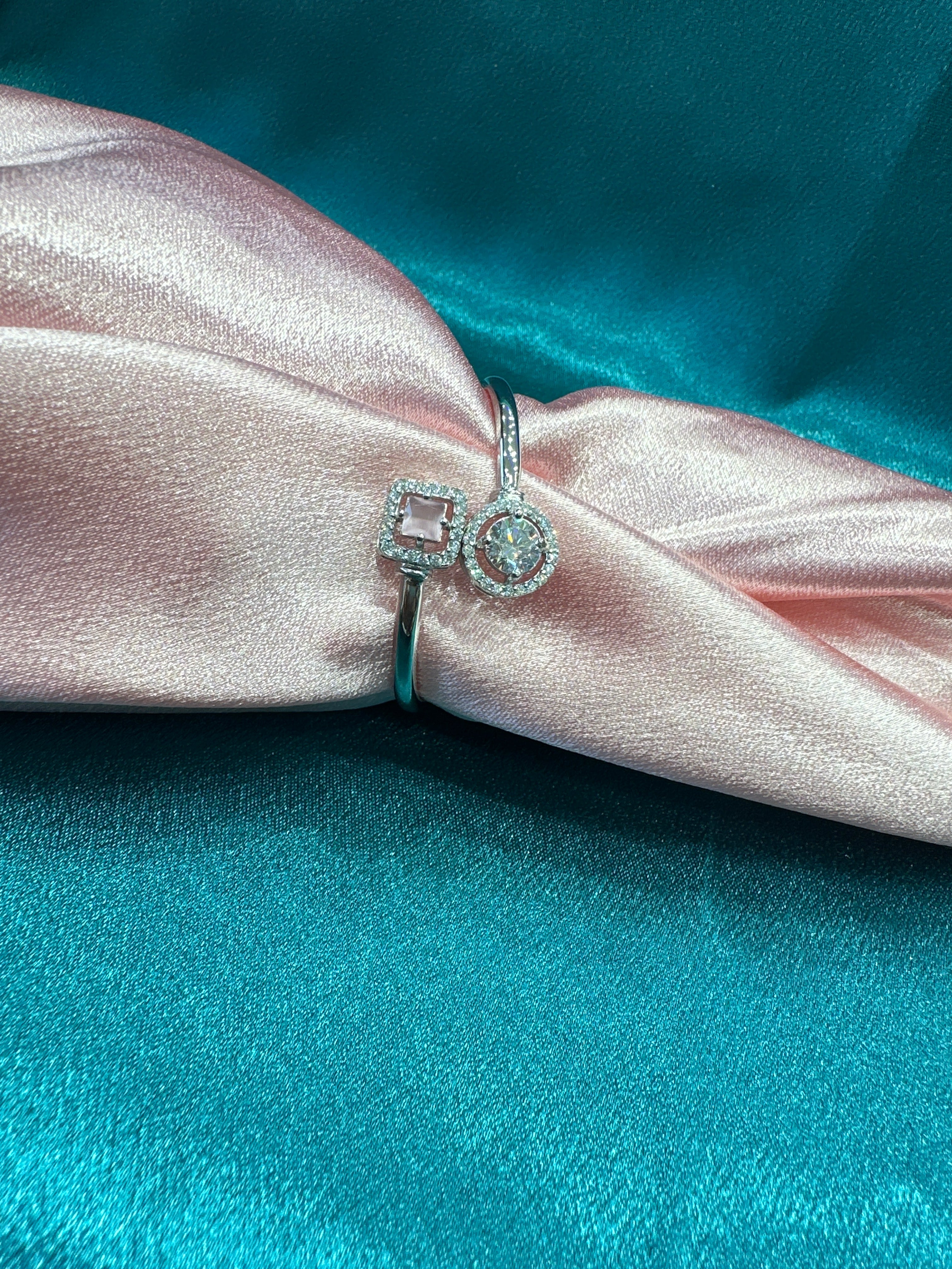 Fancy Silver baby bangles