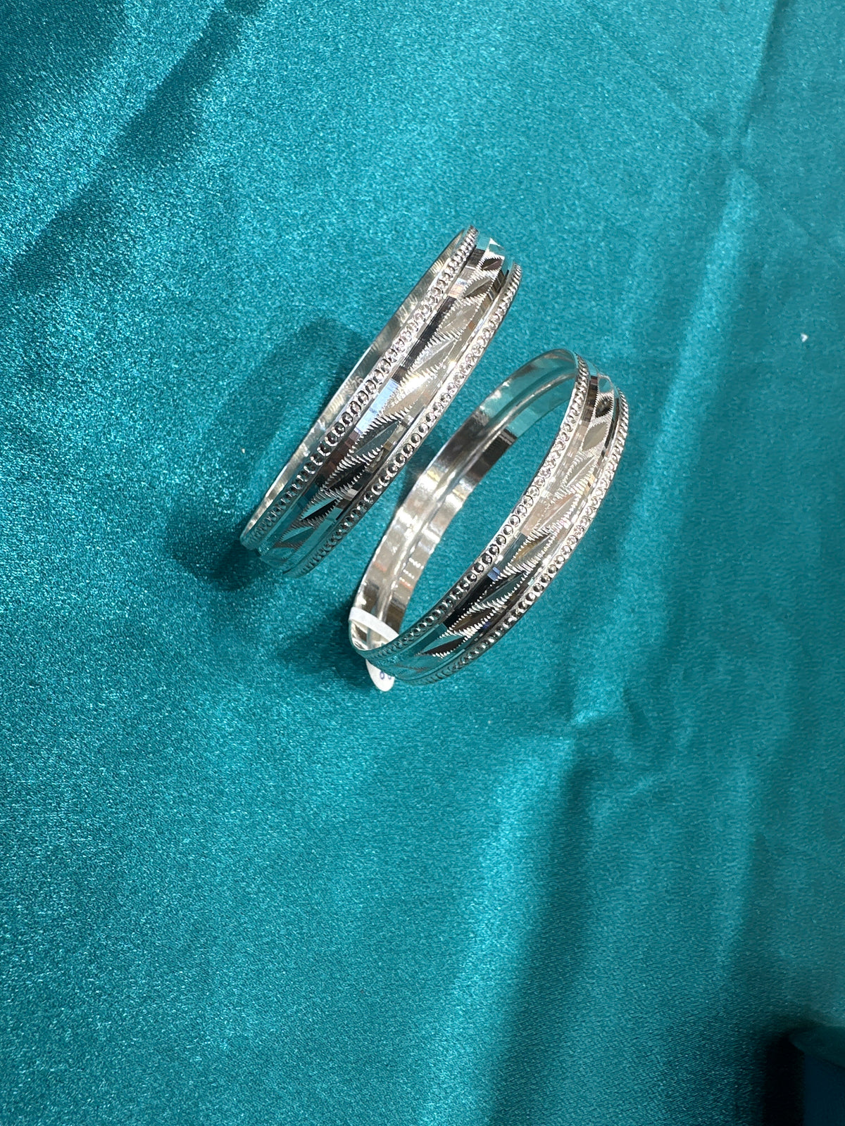 Designer Silver Bangles