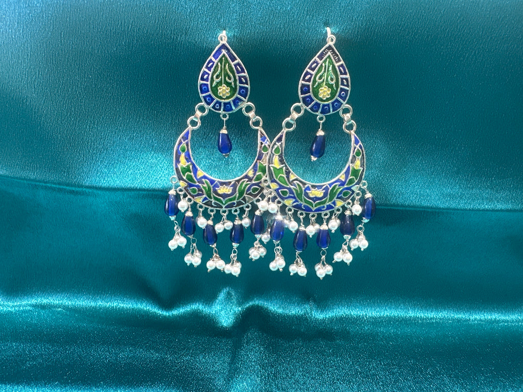 Antique Style Designer Silver Earrings