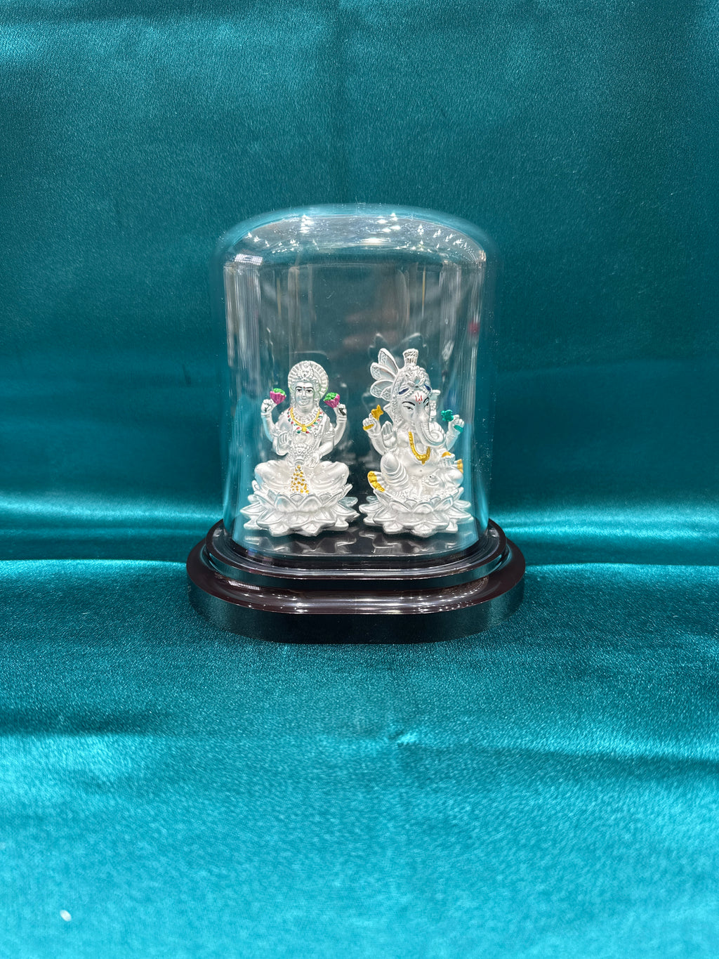Pure Silver  Lakshmi Ganesh Ji Idol (Murti)