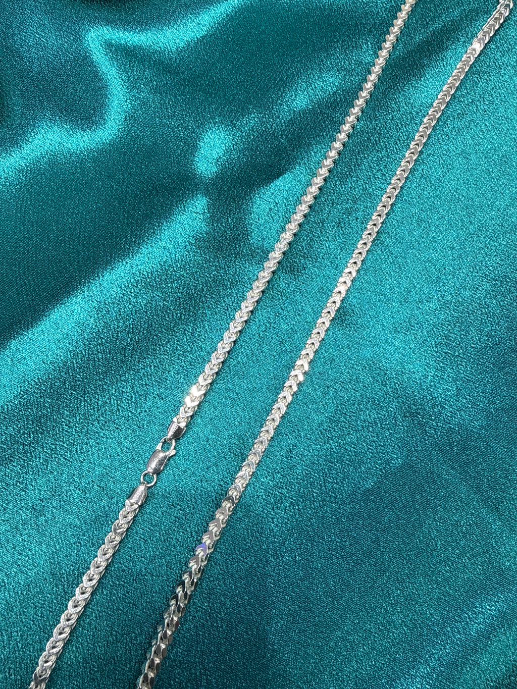 4mm Foxtail silver chain