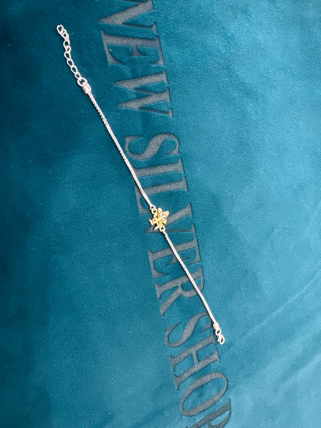 Silver Fancy Rakhi