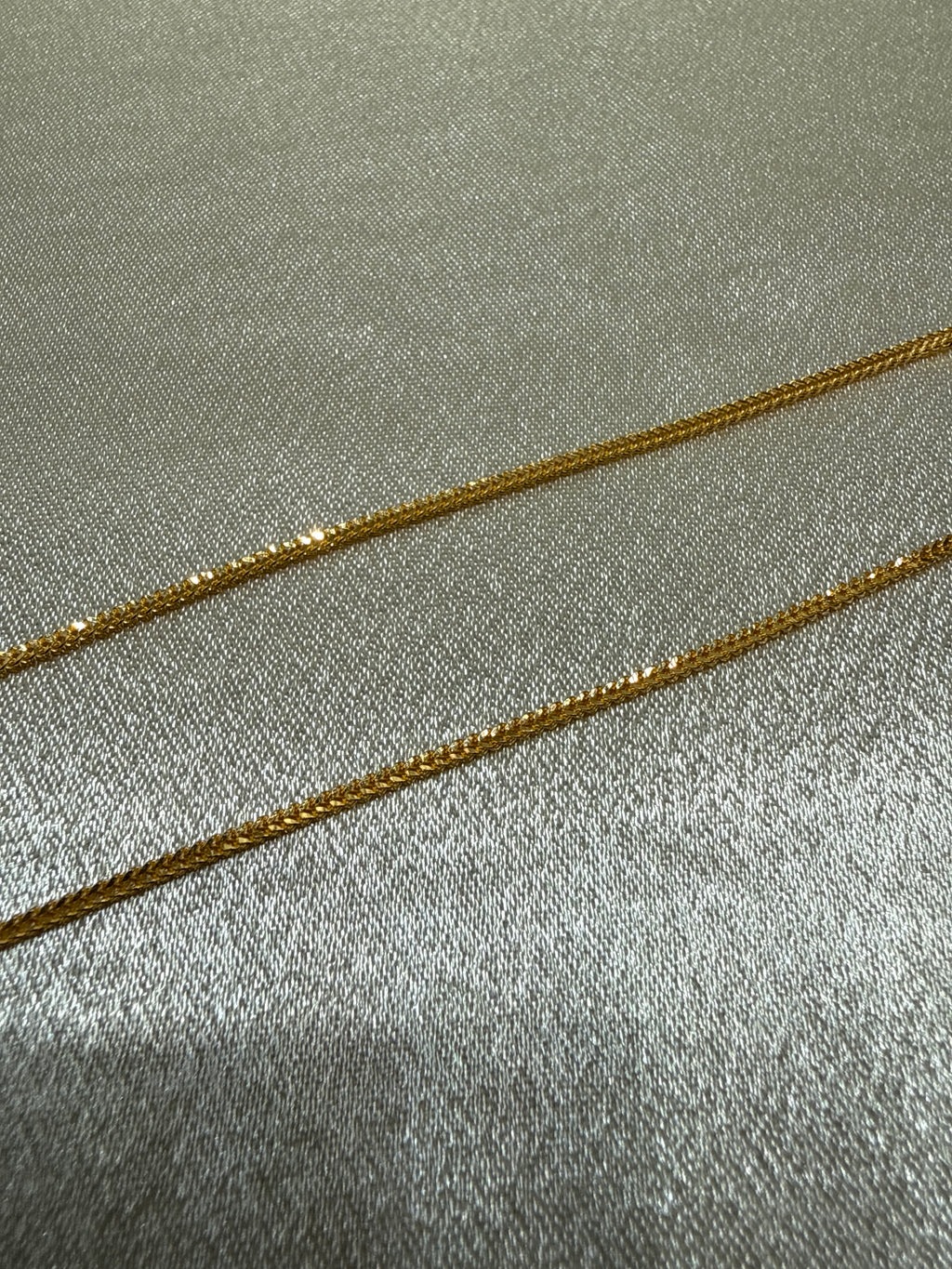 22K Gold Chain (Box Foxtail Design)