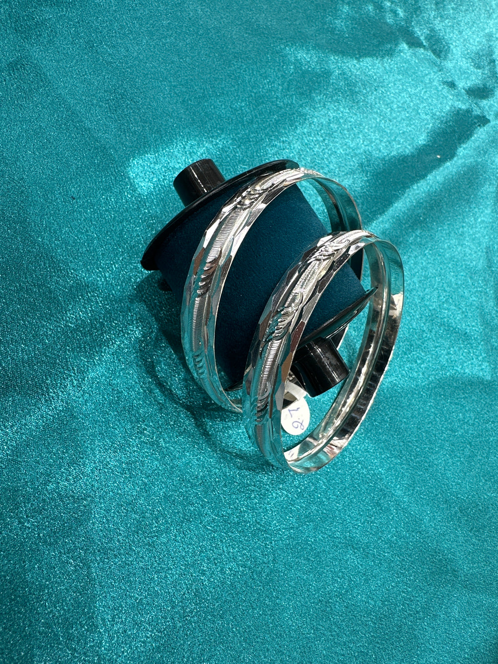 Designer Silver Bangles