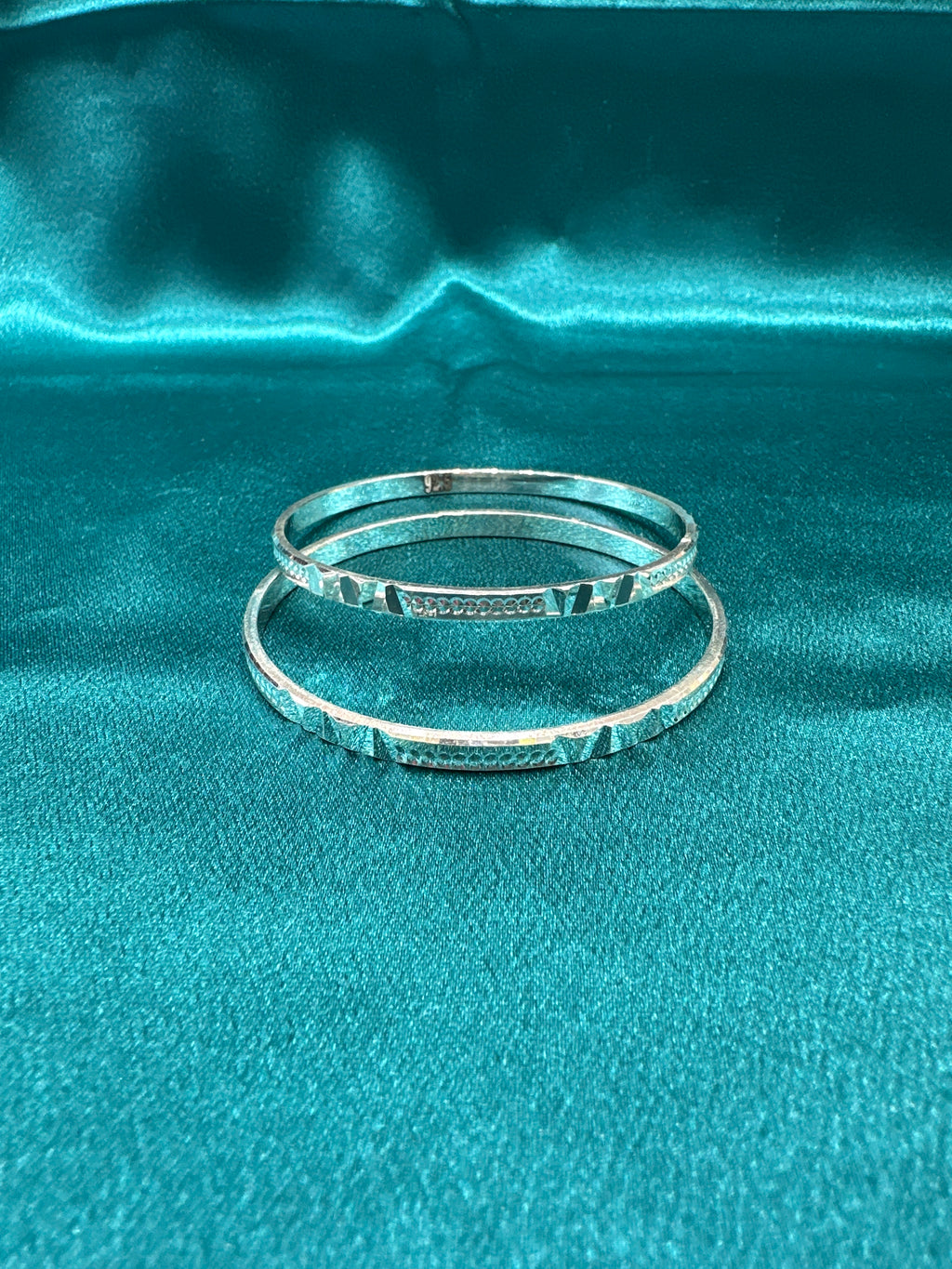 Designer Silver Bangles