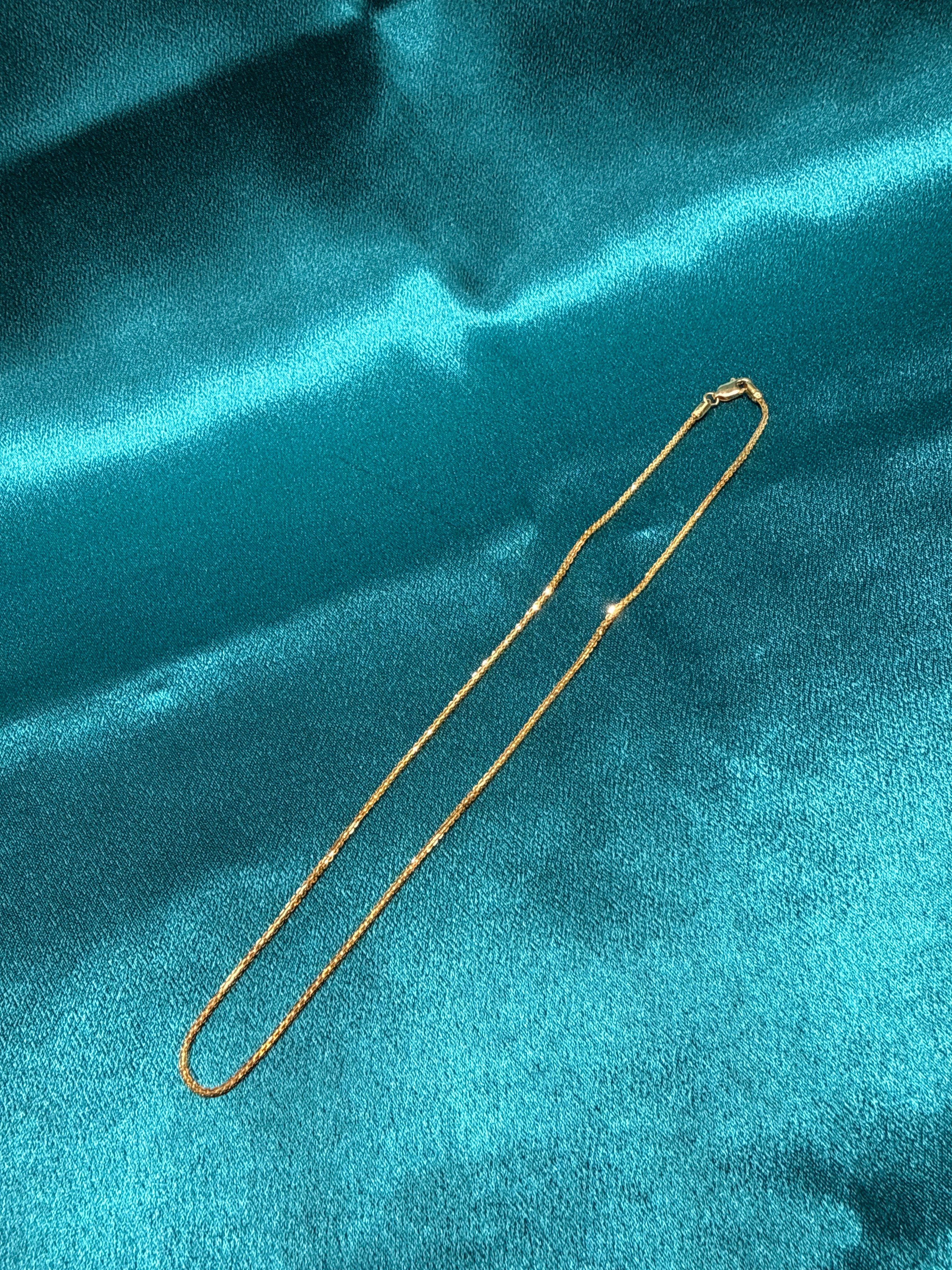 22K Gold Chain (Paperclip Design)