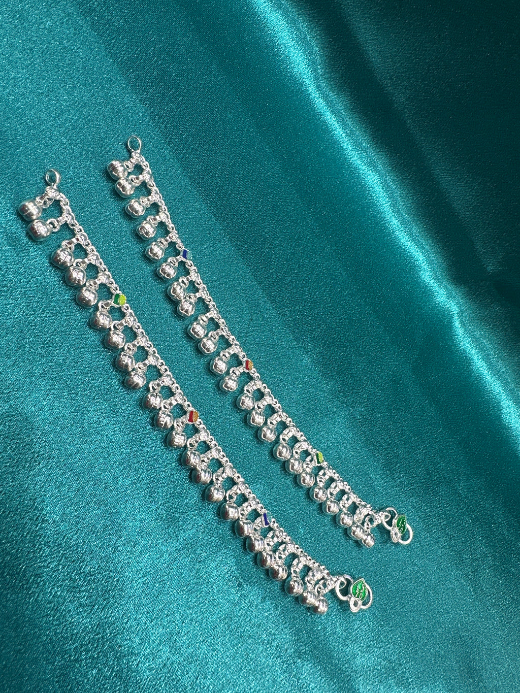 Fancy Silver baby anklet(Size: 2-3 year old)