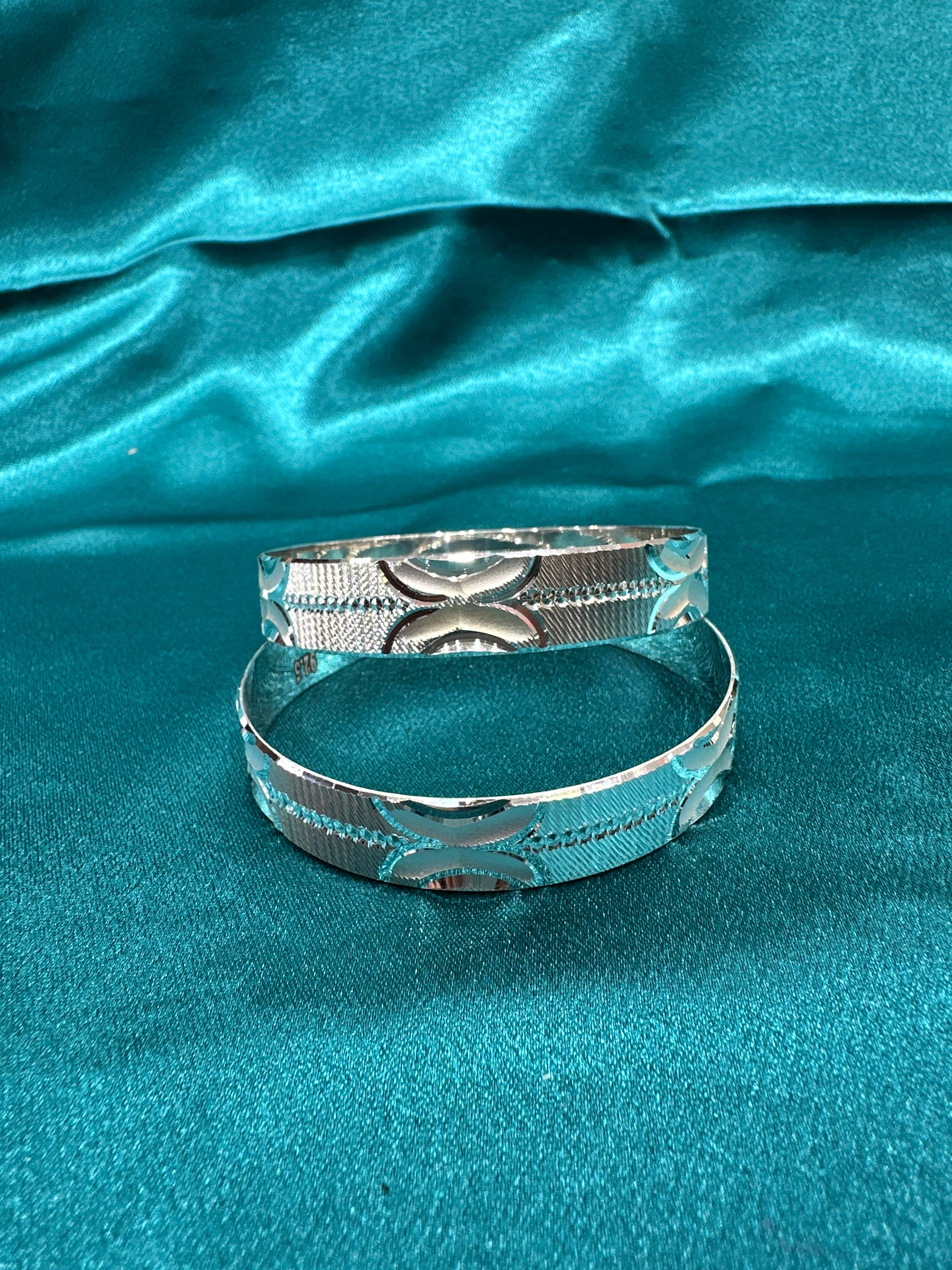 Designer Silver Bangles