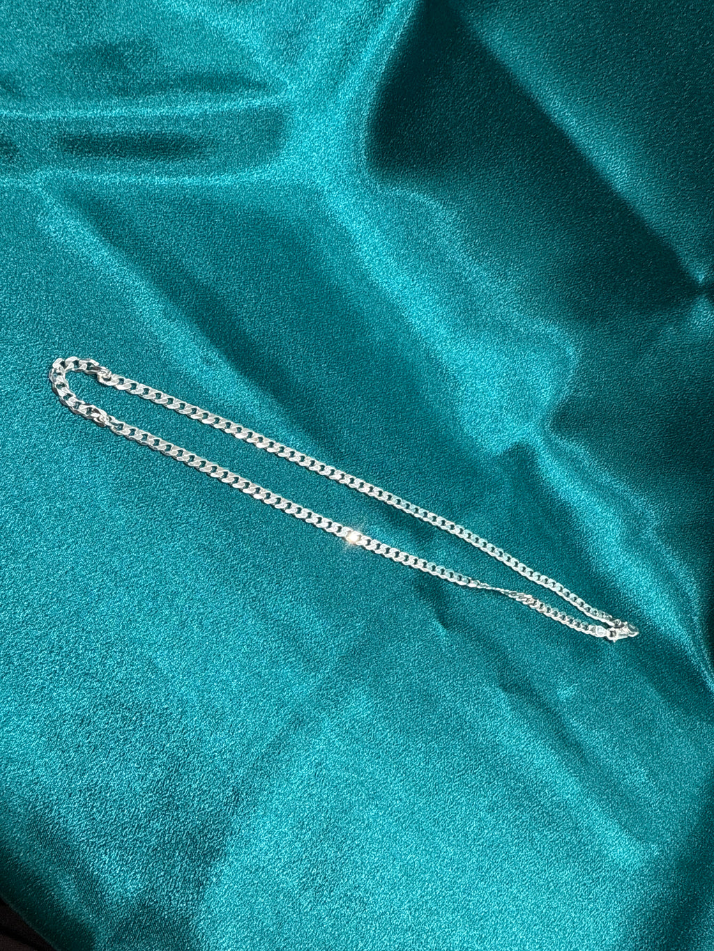 5 mm Cuban link silver chain