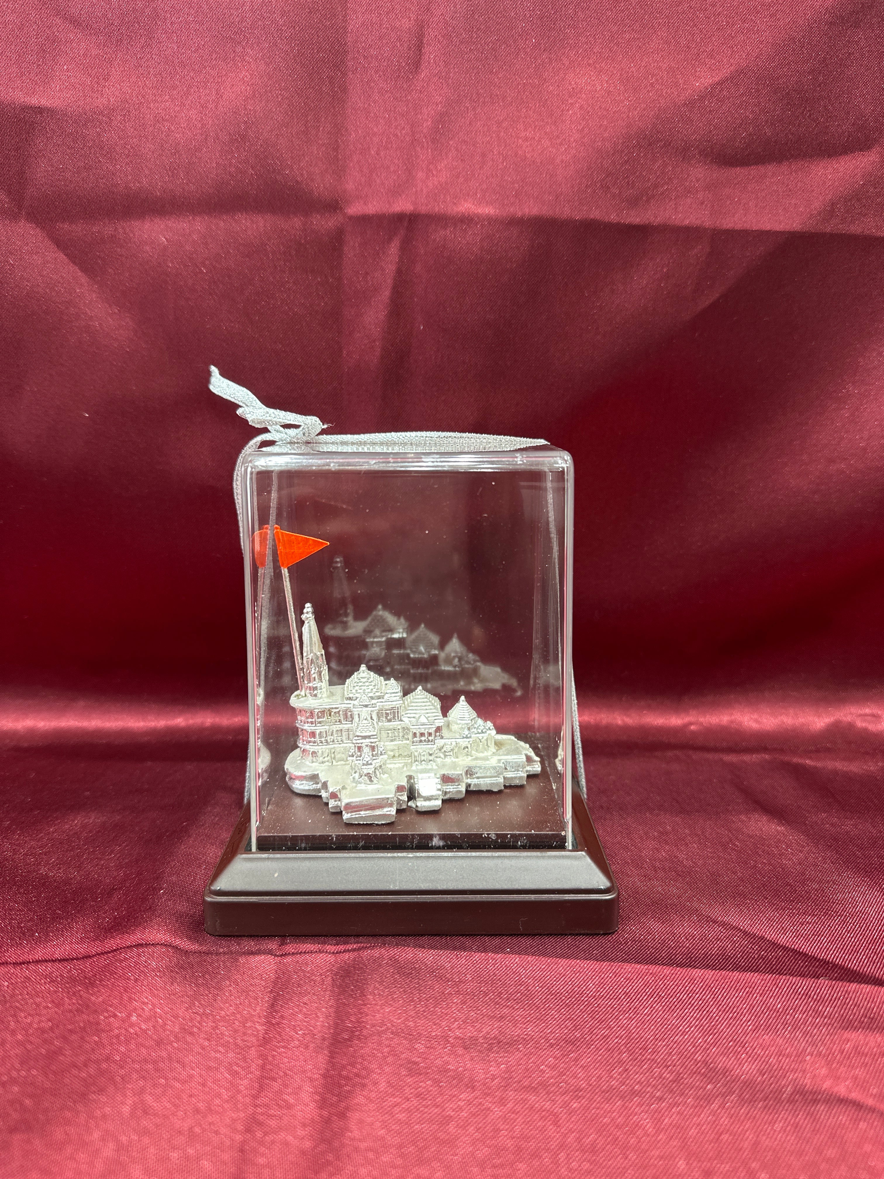 Pure Silver Ram Mandir Idol (Murti)