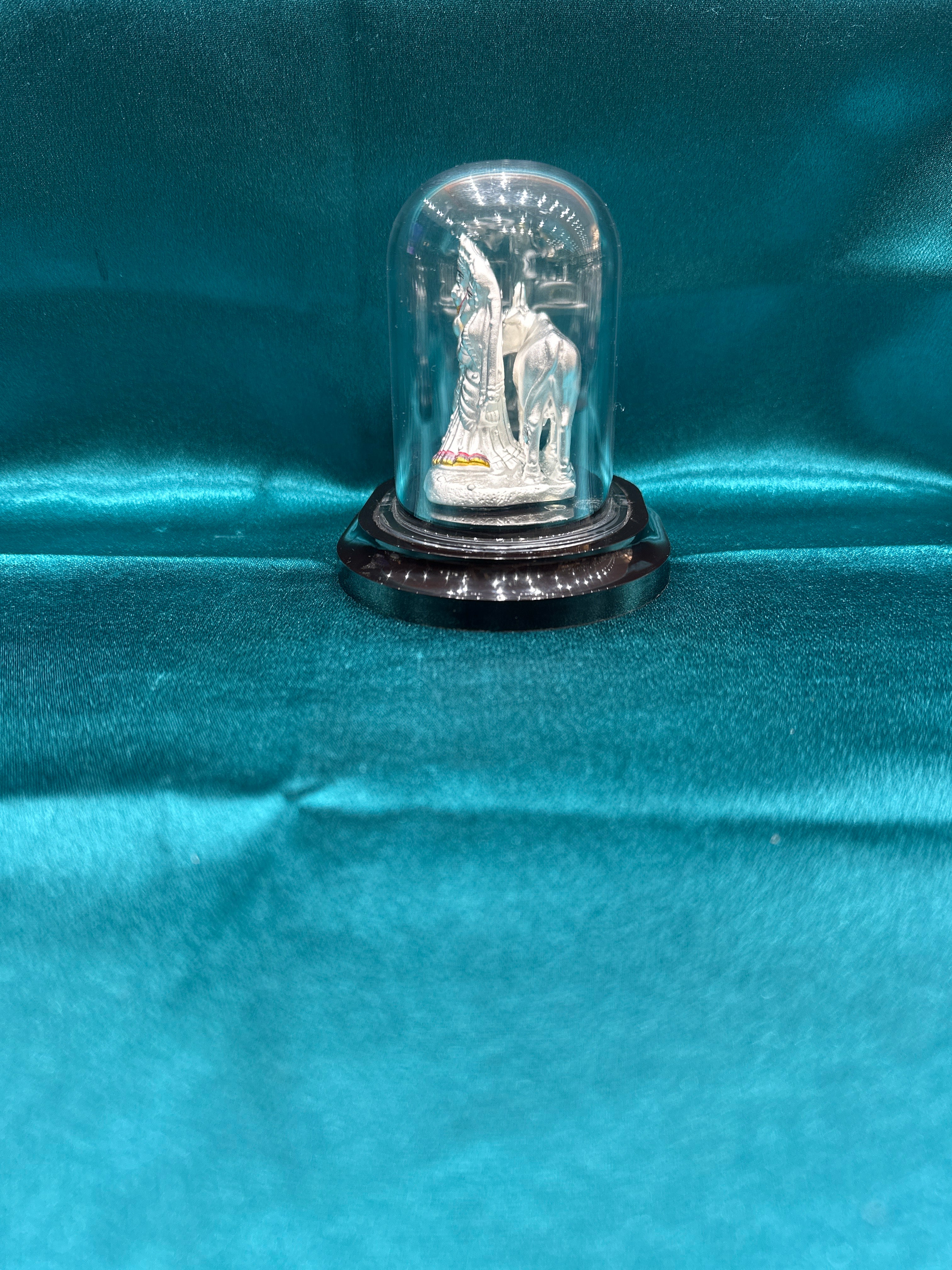 Pure Silver Radha Krishna ji Idol (Murti)