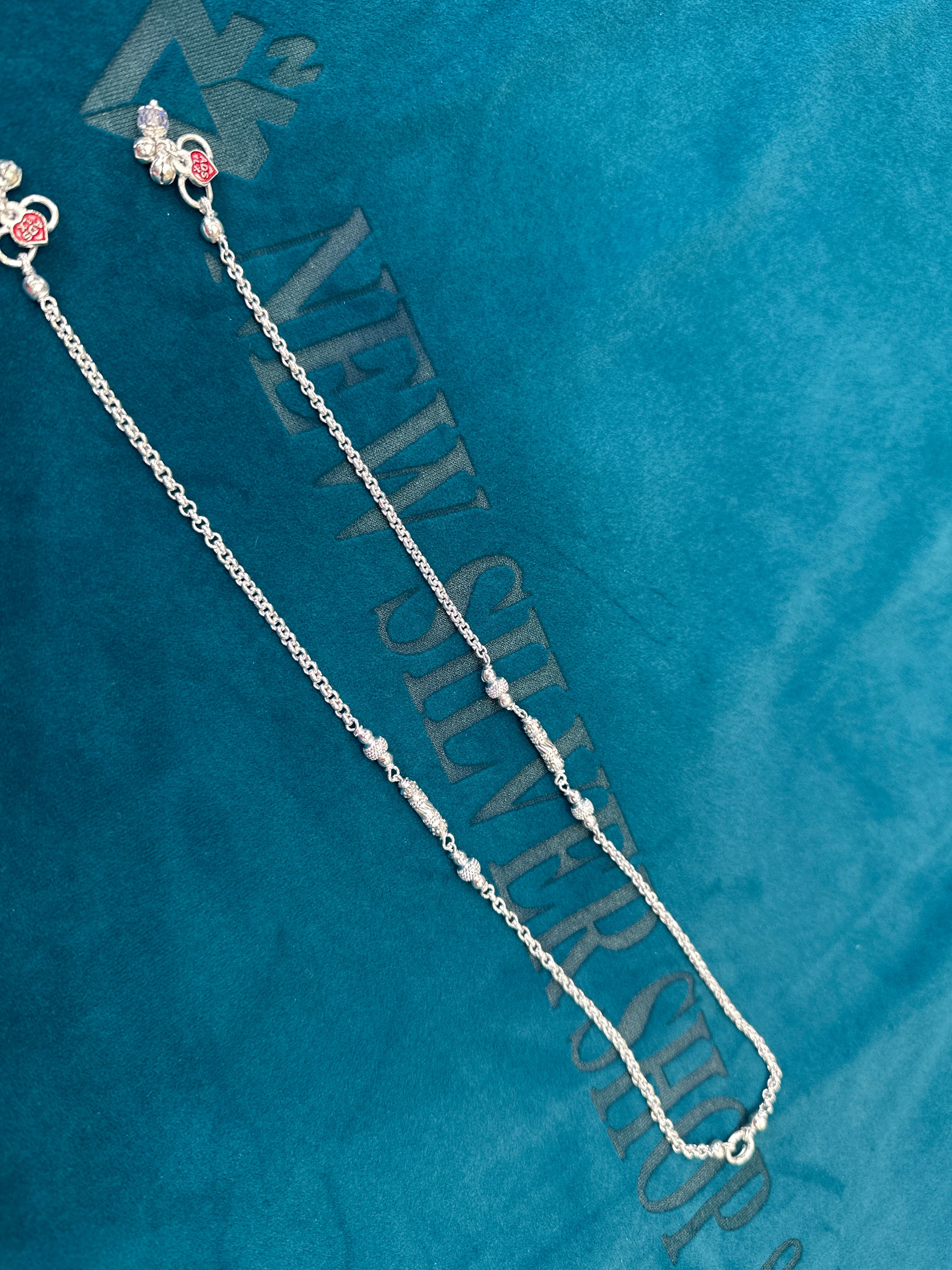 Women’s Fancy/Traditional Silver Anklet