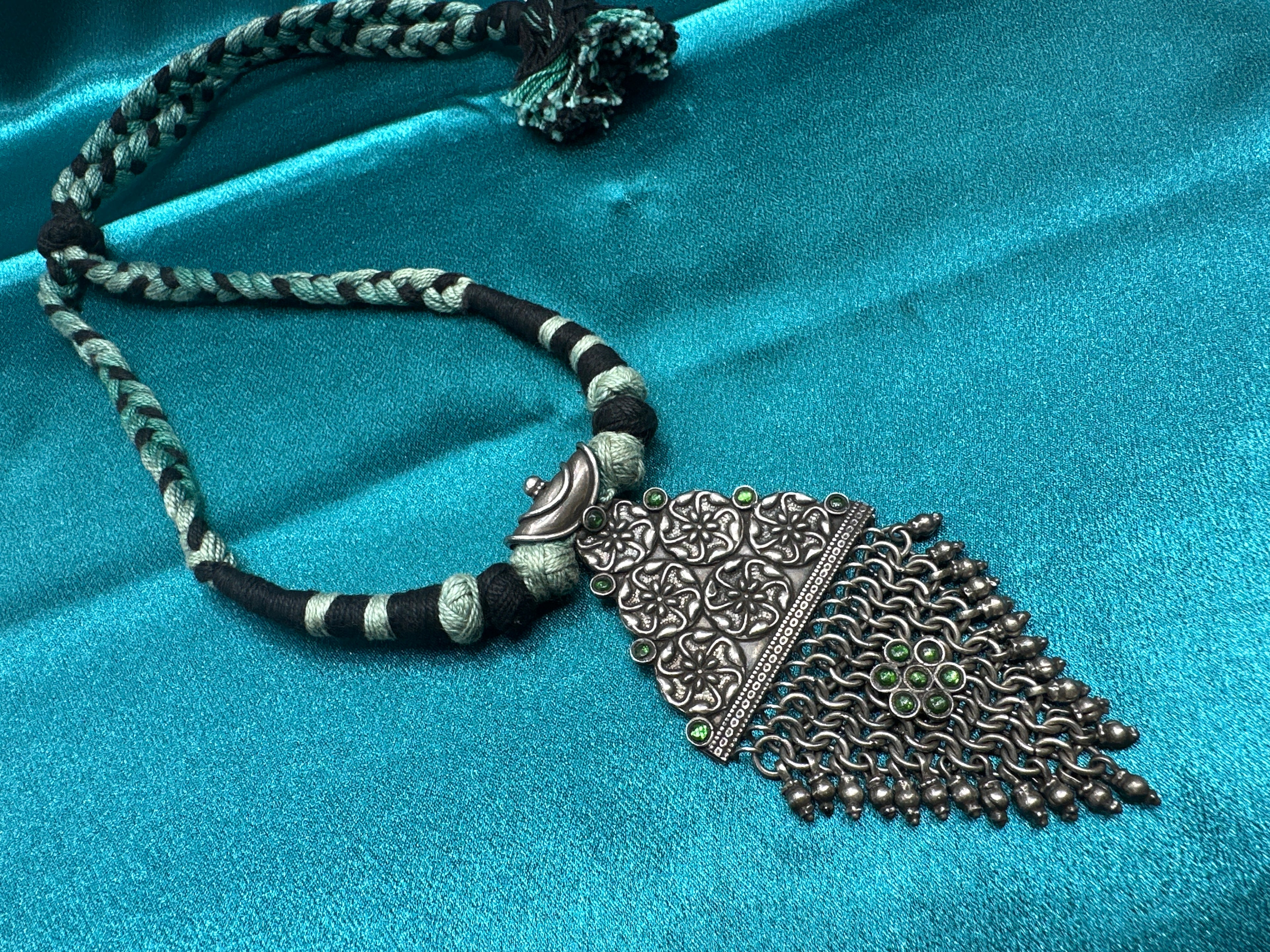 Antique Style Designer Silver necklace