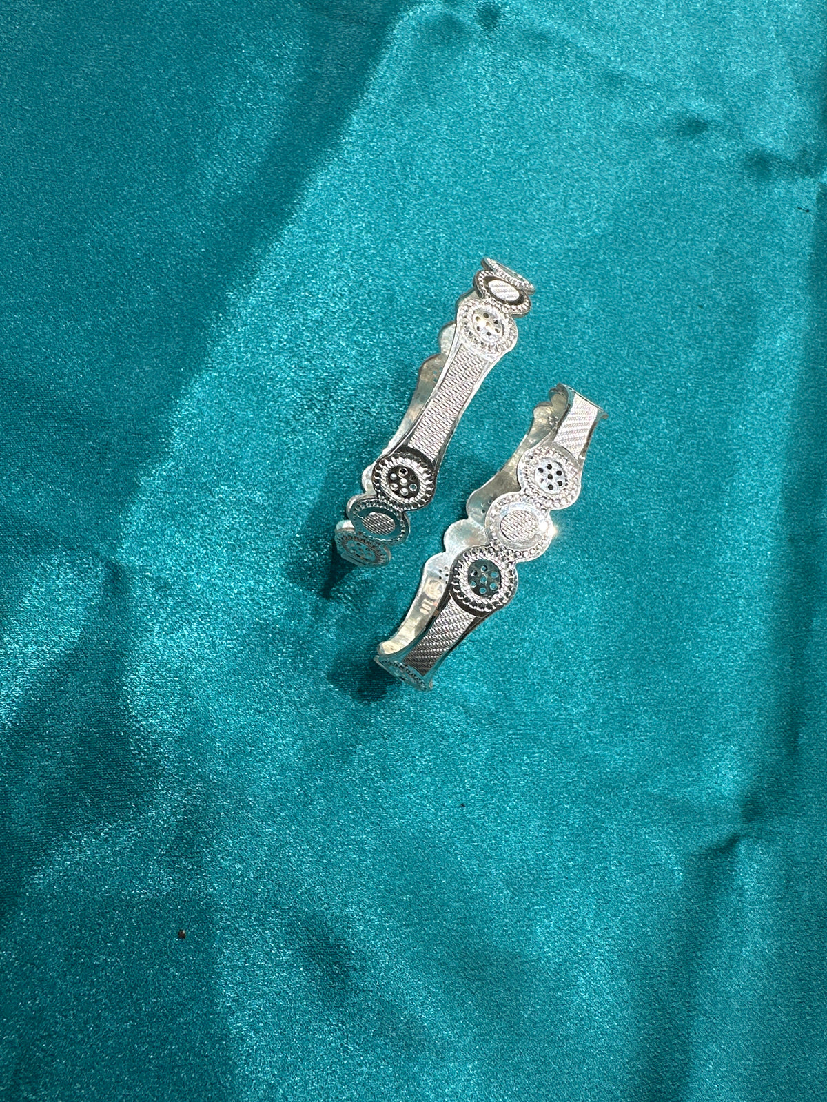 Designer Silver Bangles