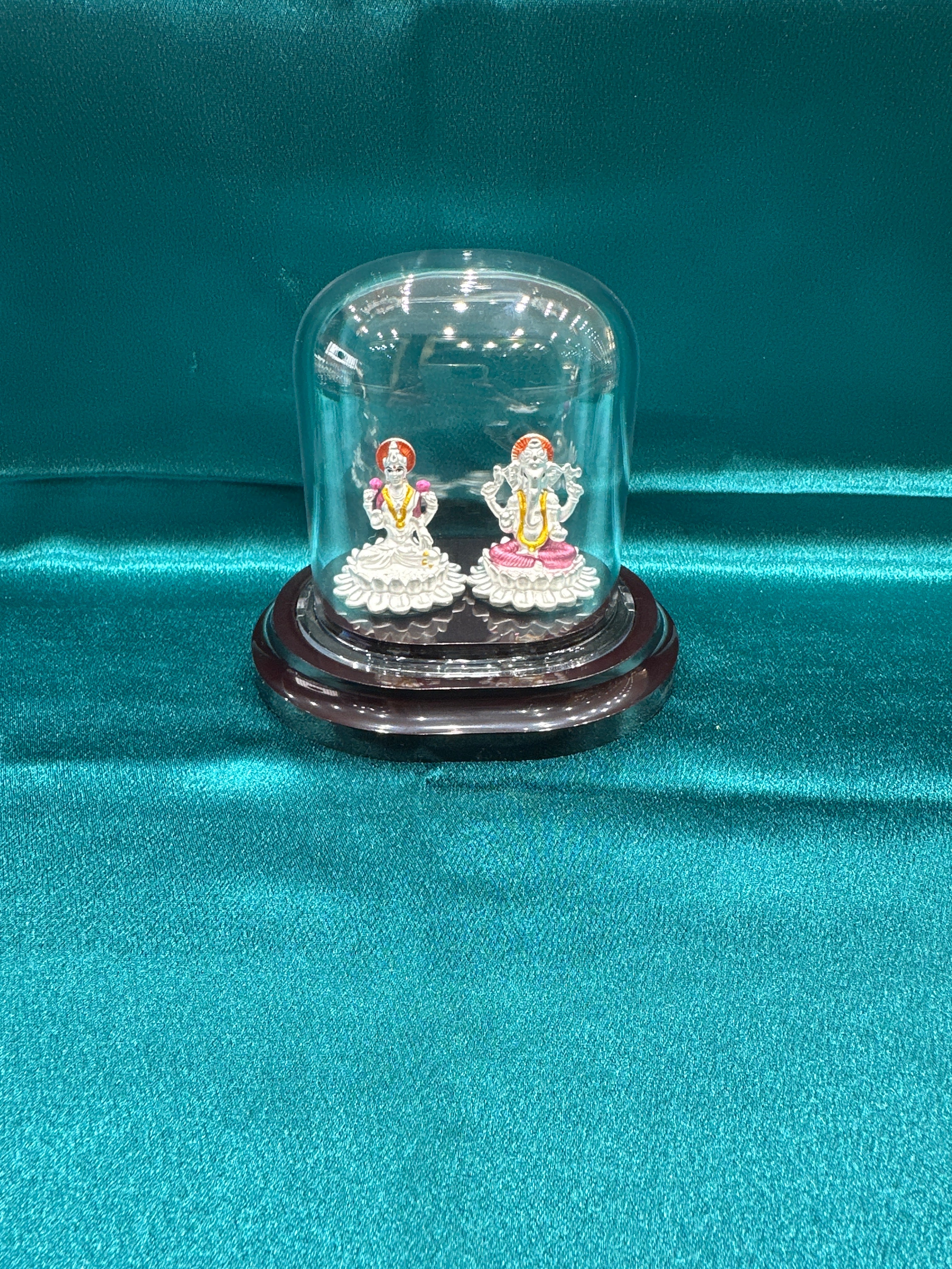 Pure Silver  Ganesh Lakshmi Ji Idol (Murti)