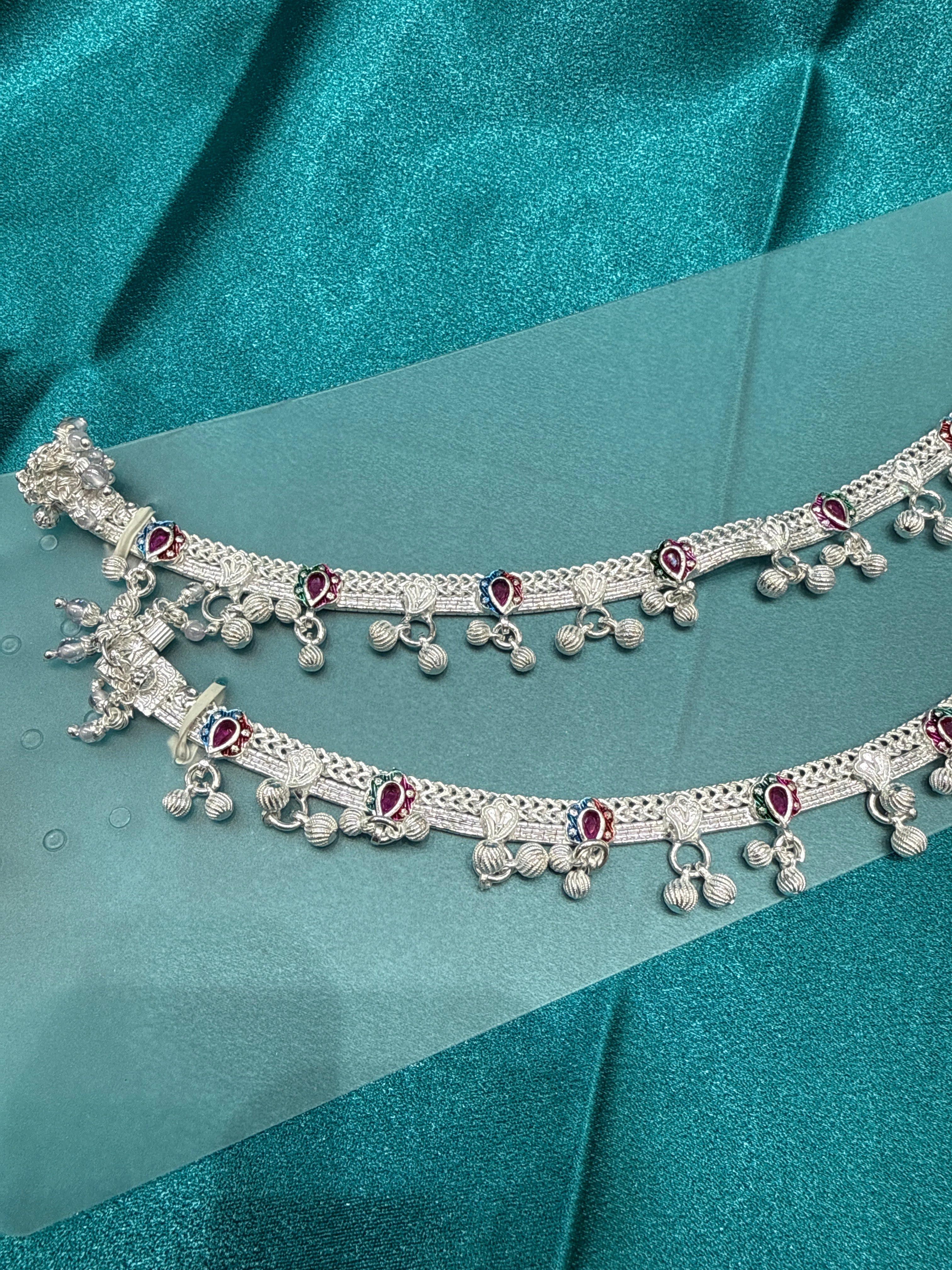 Women’s Traditional Heavy Weight Silver Anklet