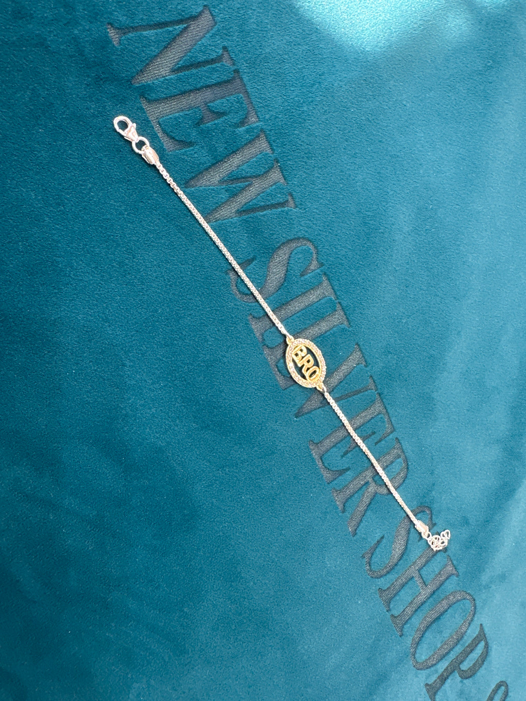 Silver Fancy Rakhi