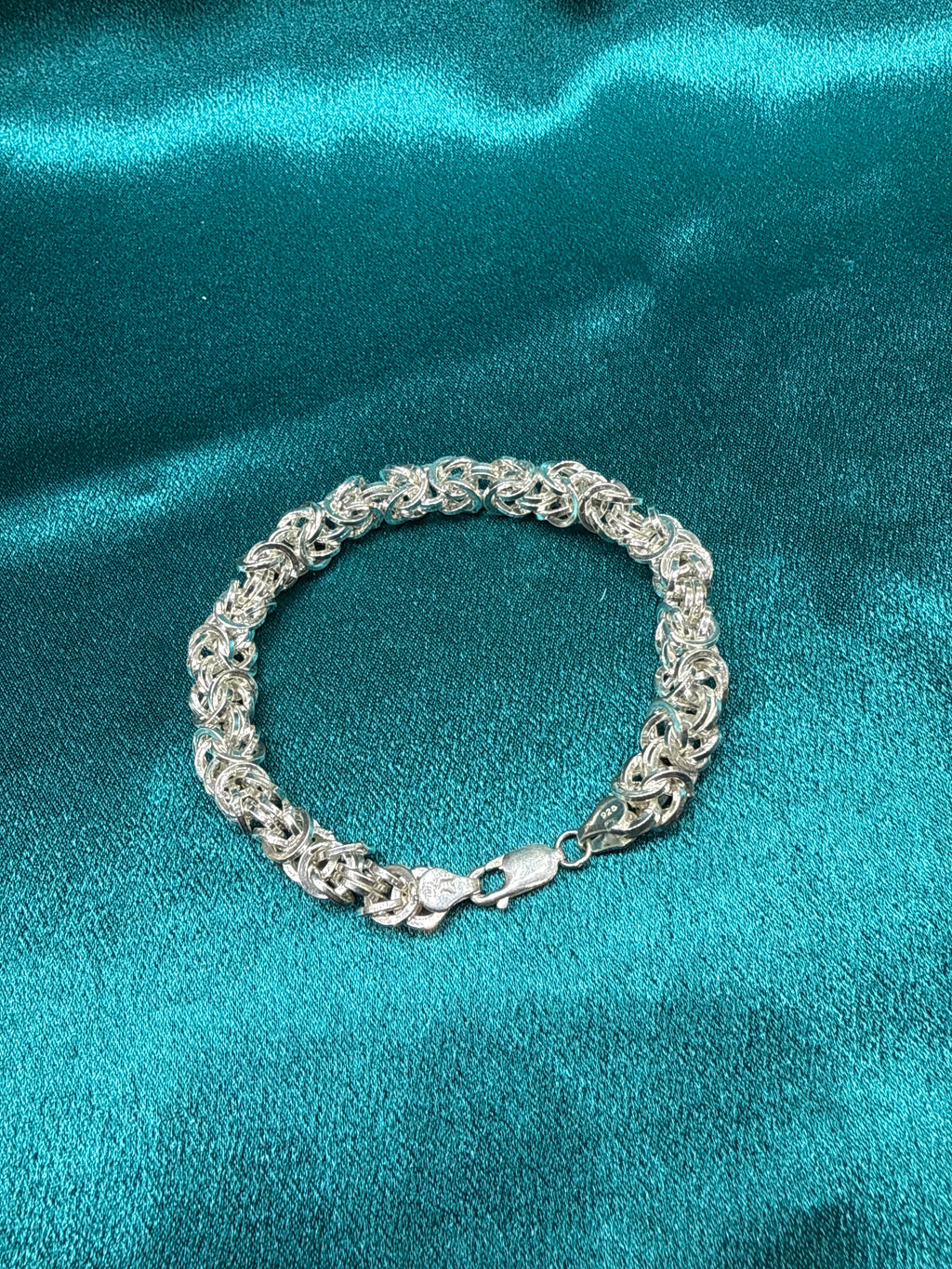 Men’s Designer Silver Bracelet (8mm)