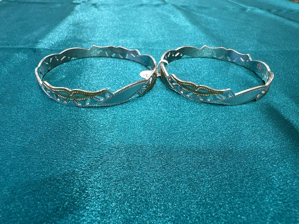 Designer Silver Bangles