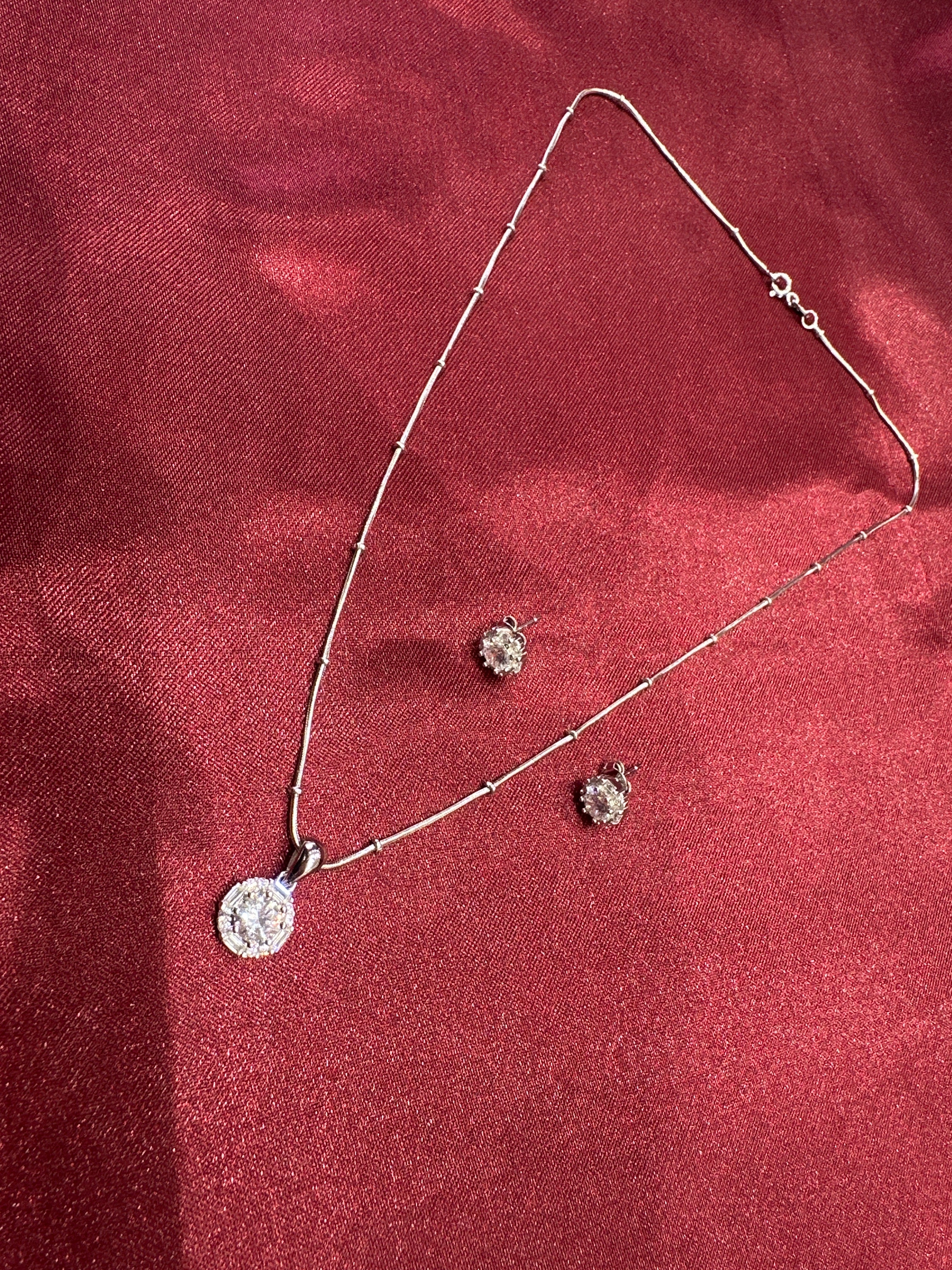 Women’s Fancy Silver pendant set