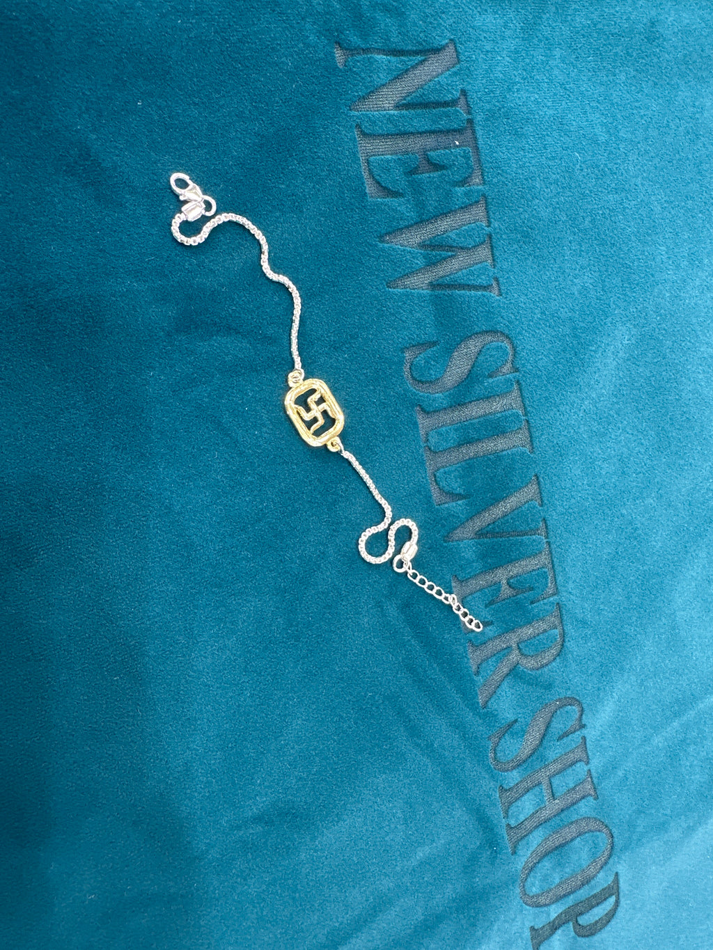 Silver Fancy Rakhi