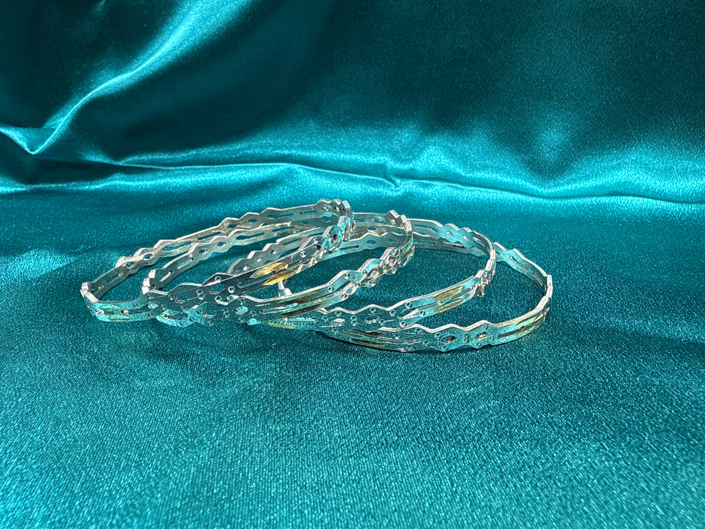 Designer Silver Bangles