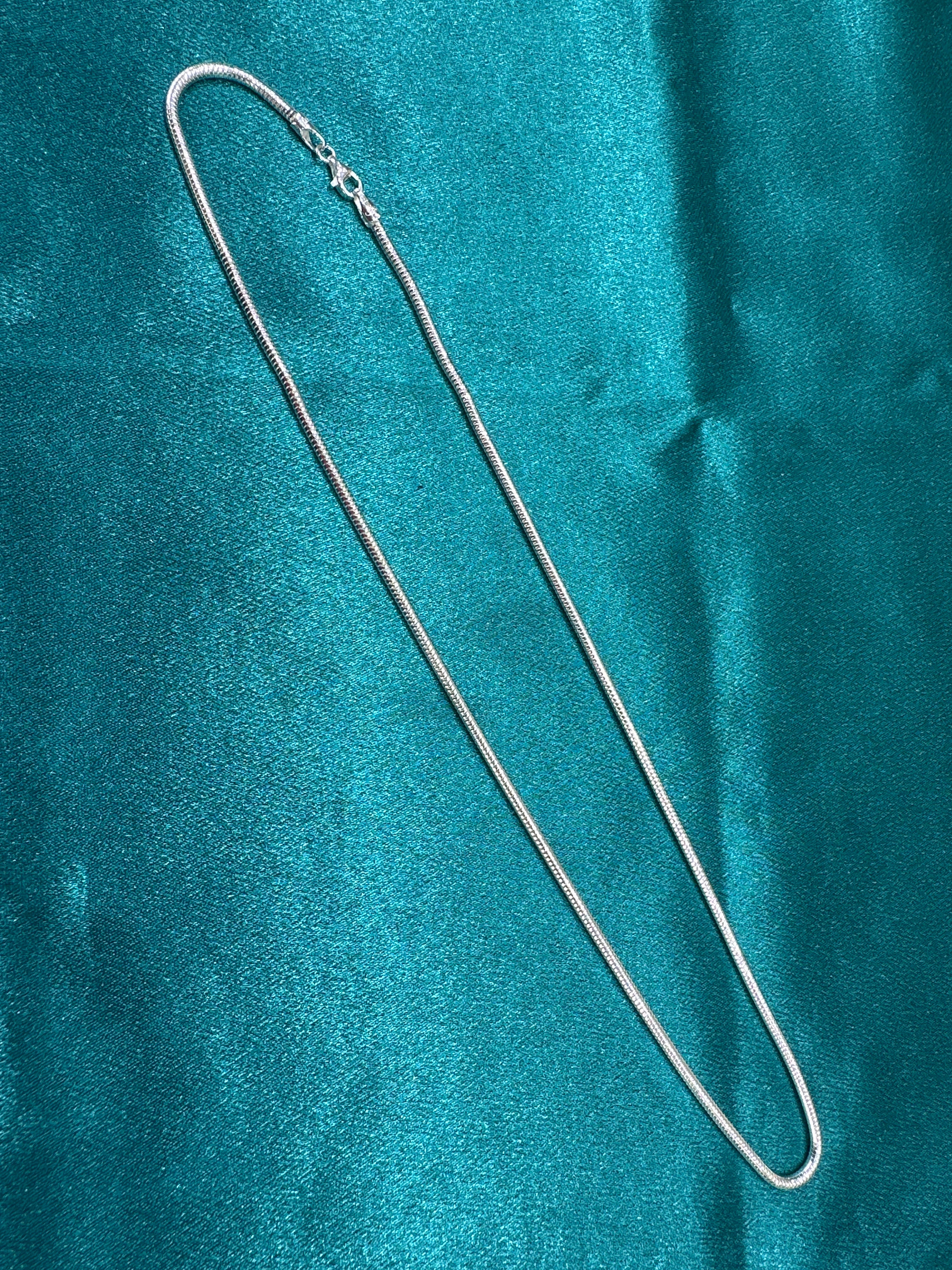 2mm snake silver chain