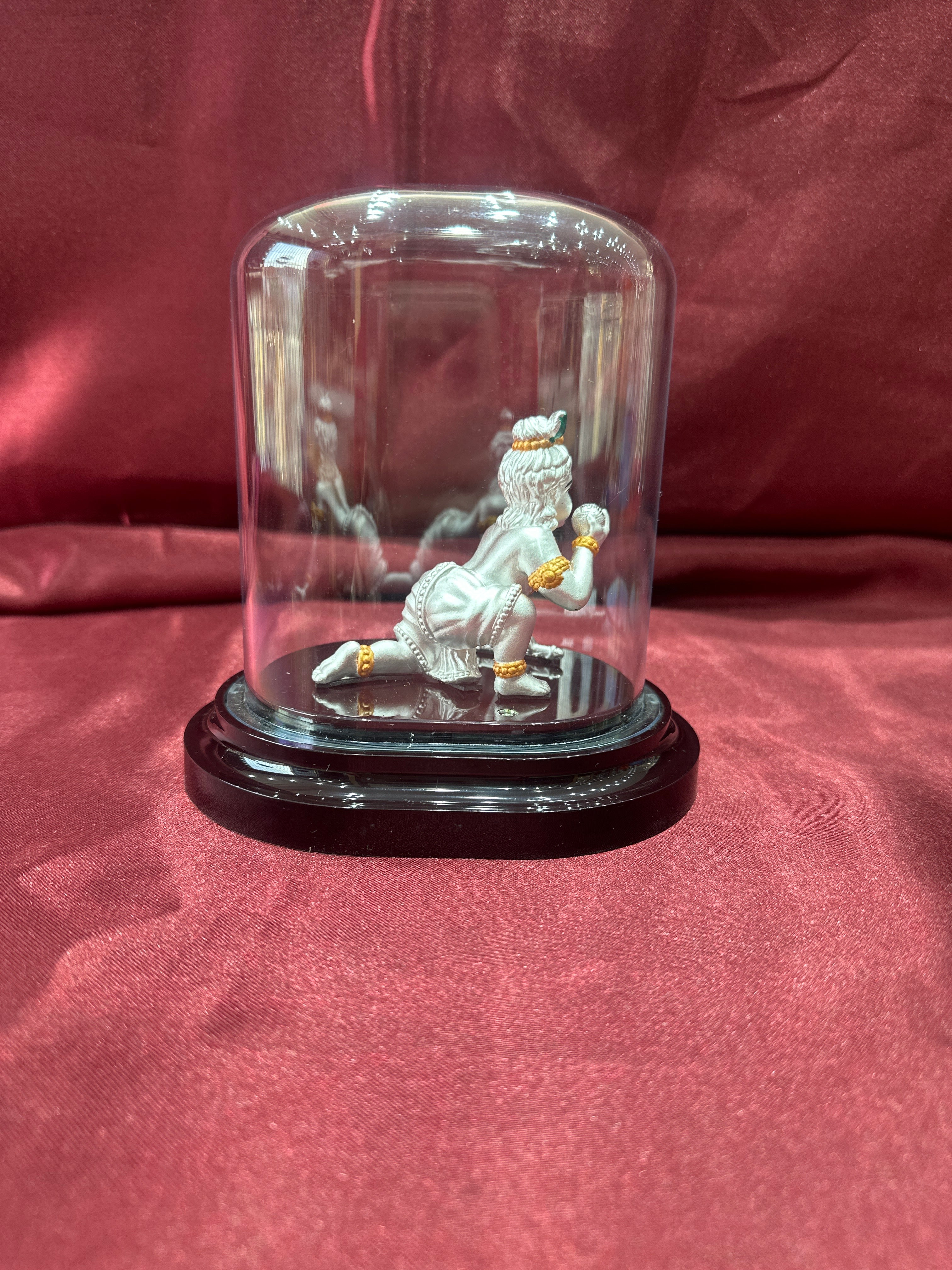 Pure Silver Krishna Ji Idol (Murti)