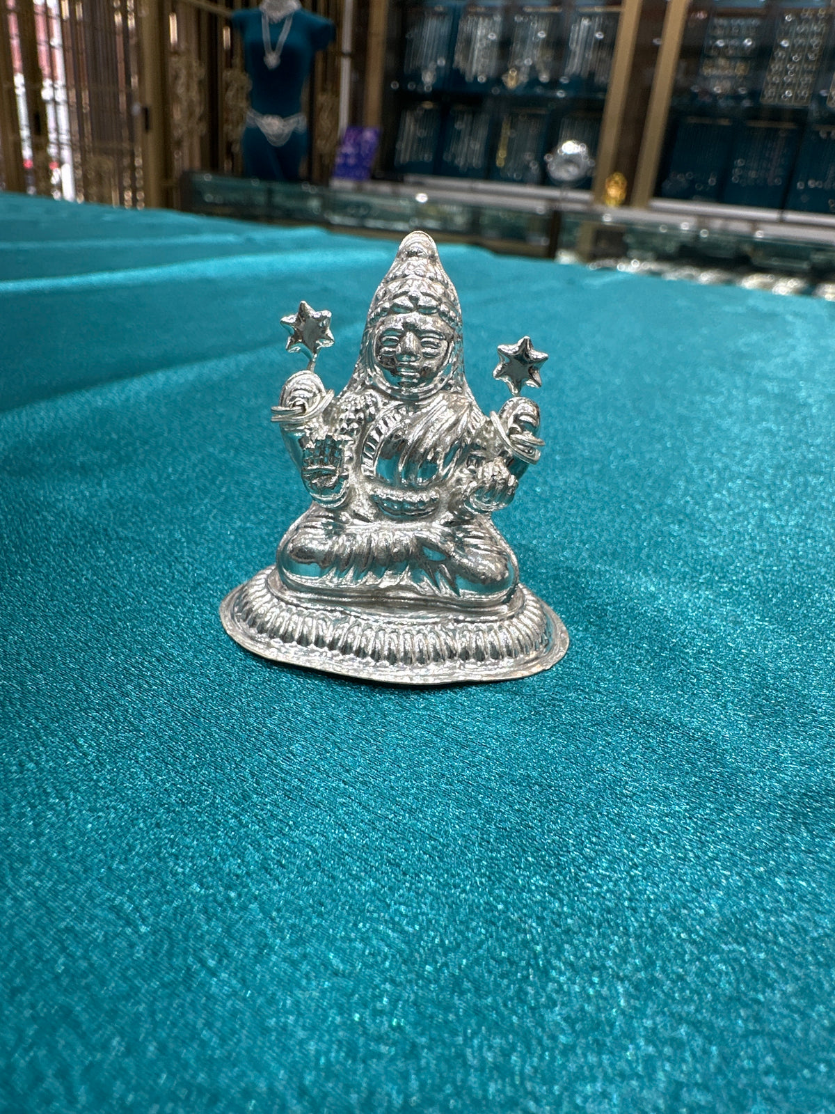 Silver Lakshmi Ji Idol