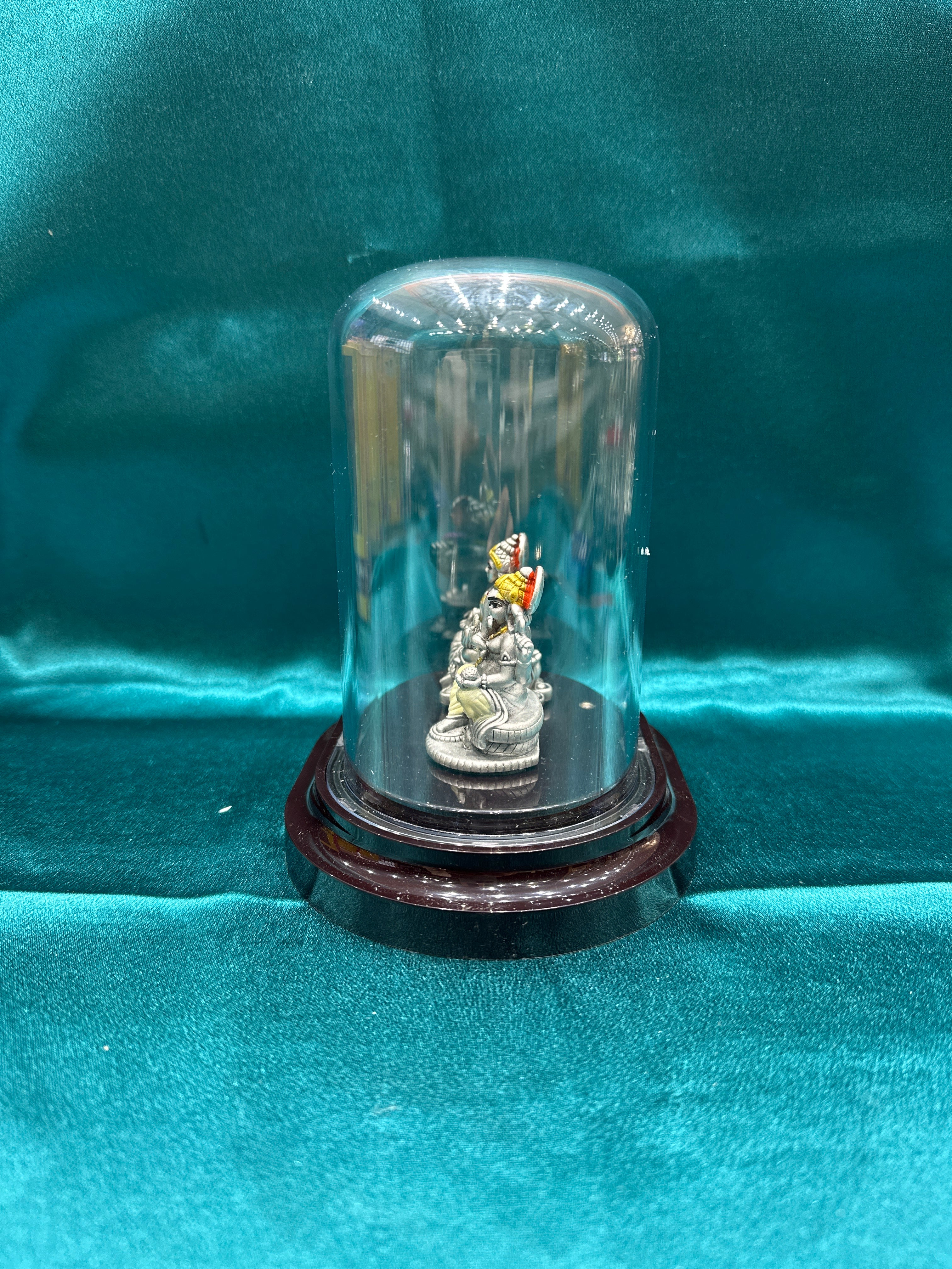 Pure Silver  Lakshmi Ganesh Ji Idol (Murti)