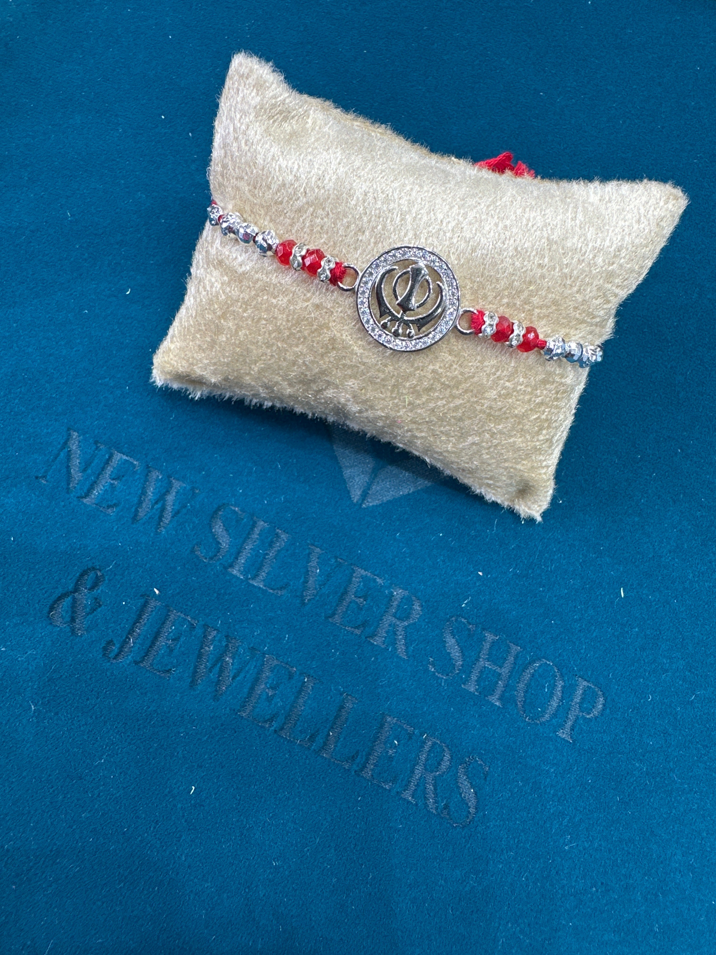 Silver Fancy Rakhi