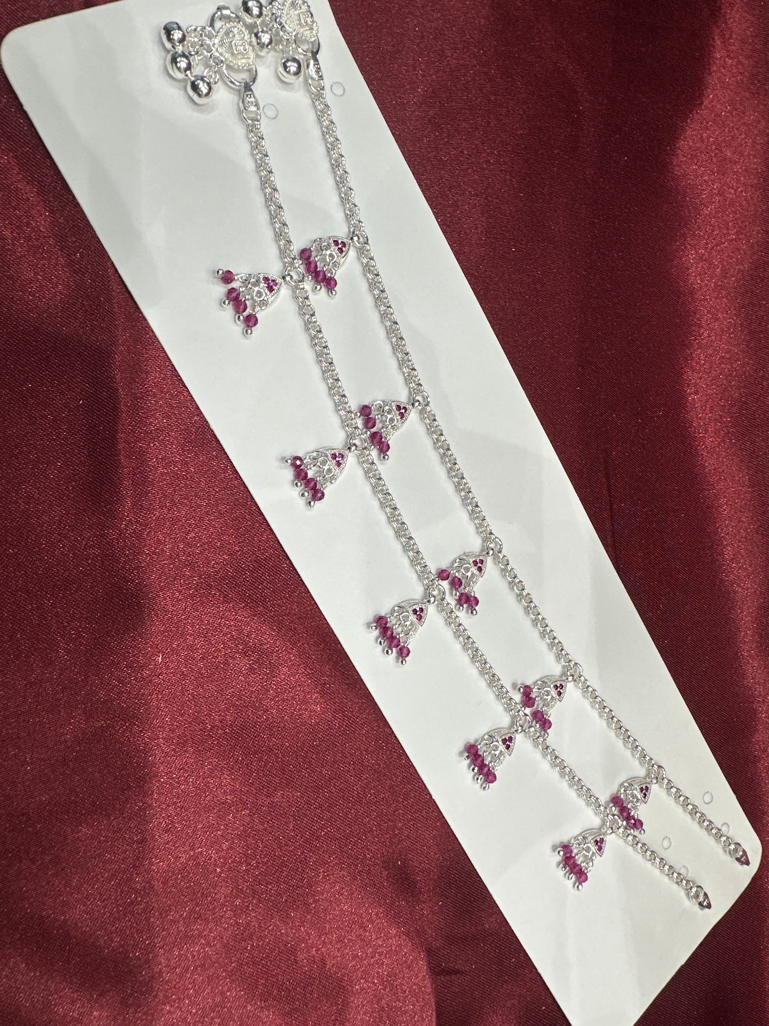Women’s Fancy/Traditional Silver Anklet