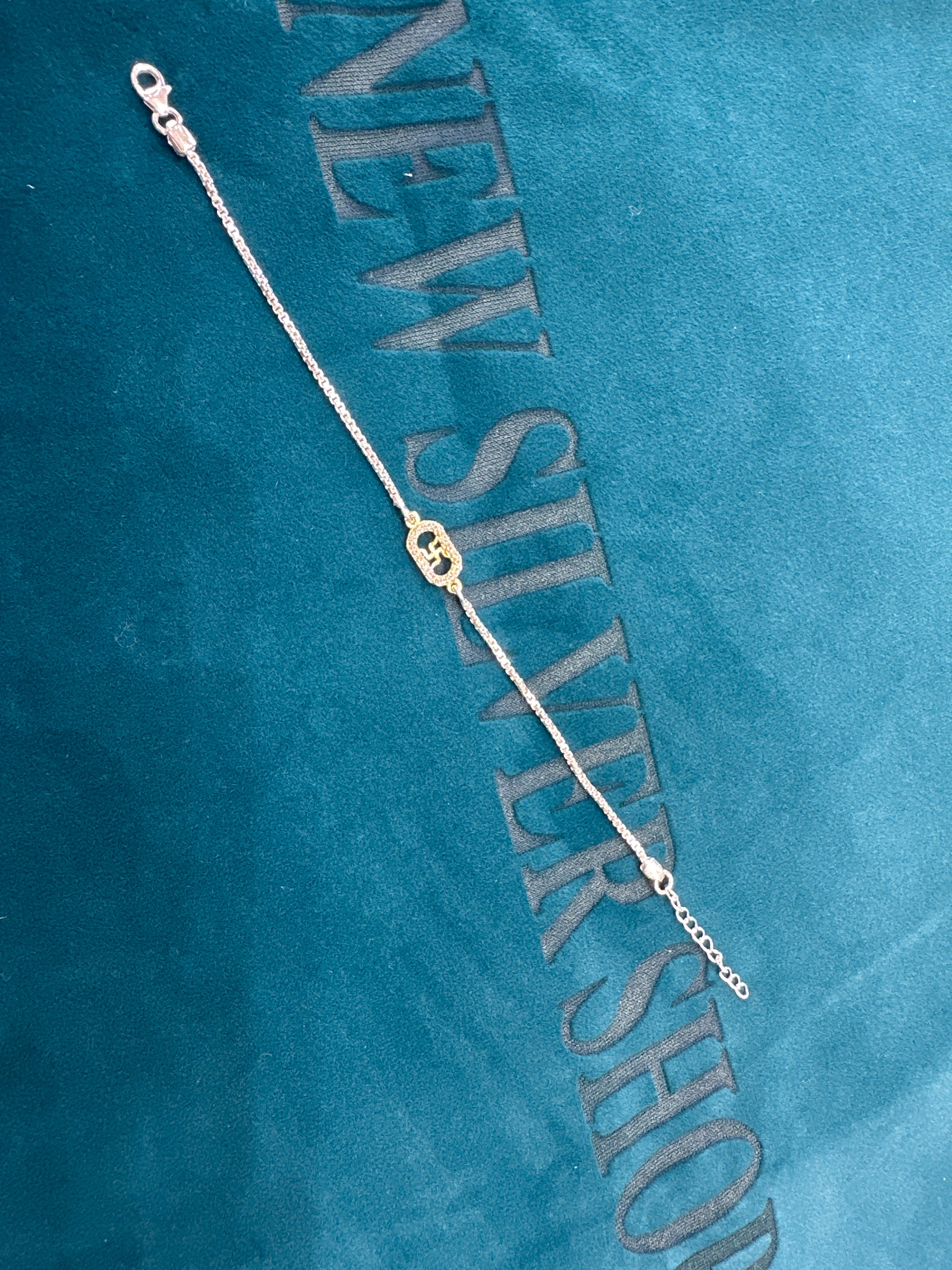Silver Fancy Rakhi