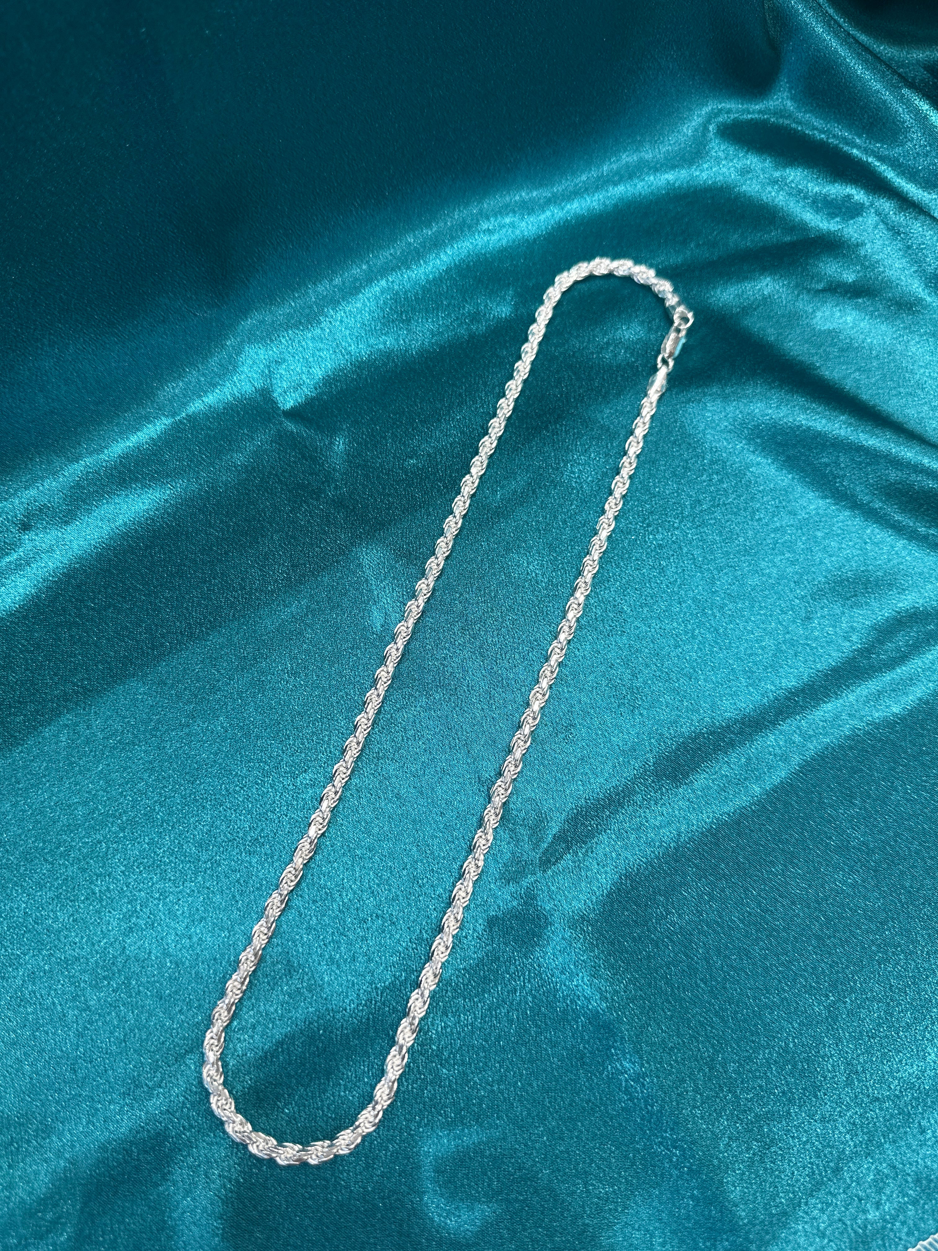 5mm Solid Rope 925 Chain